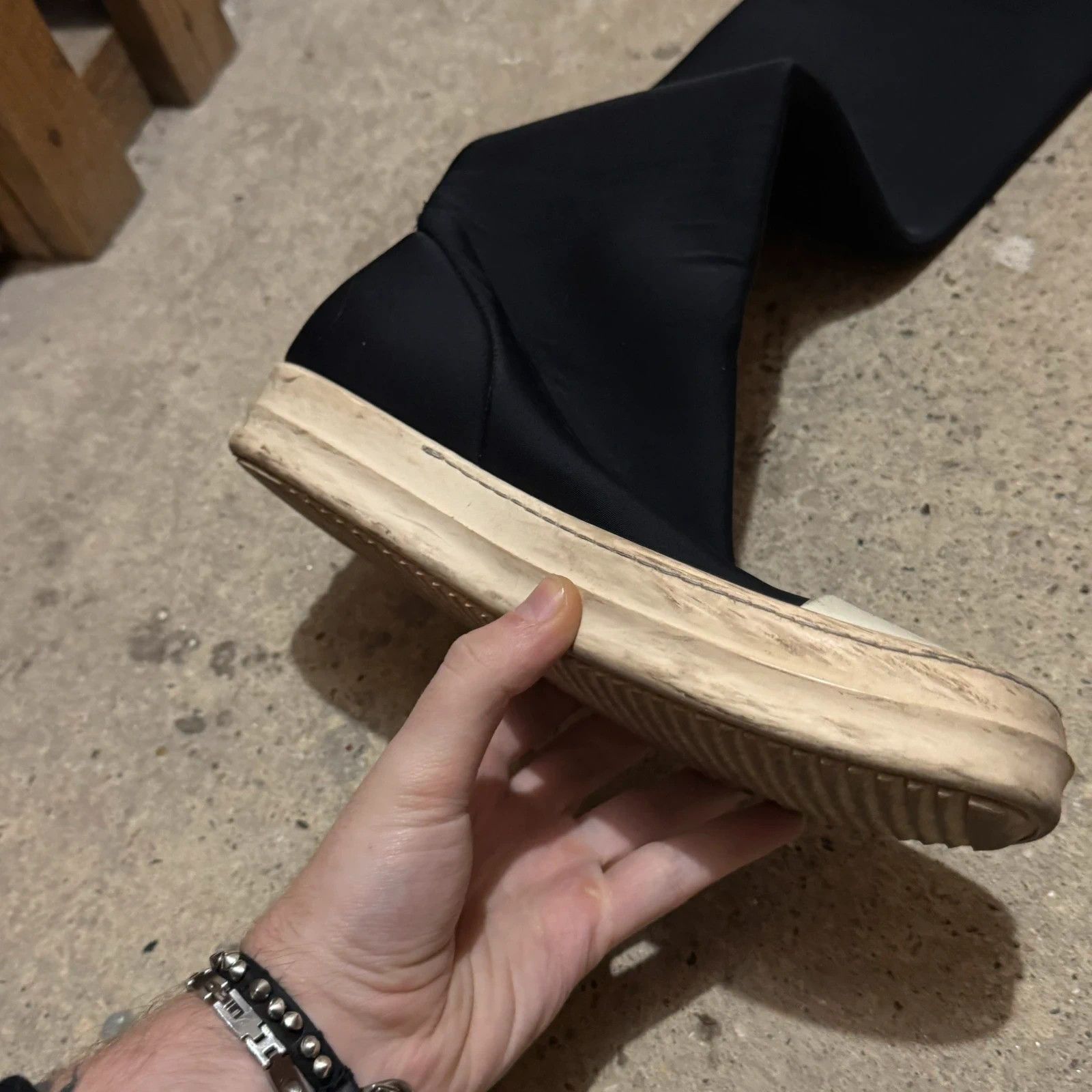 Rick Owens Rick owens drkshdw sock over the knee Size US 8 / IT 38 - 4 Thumbnail