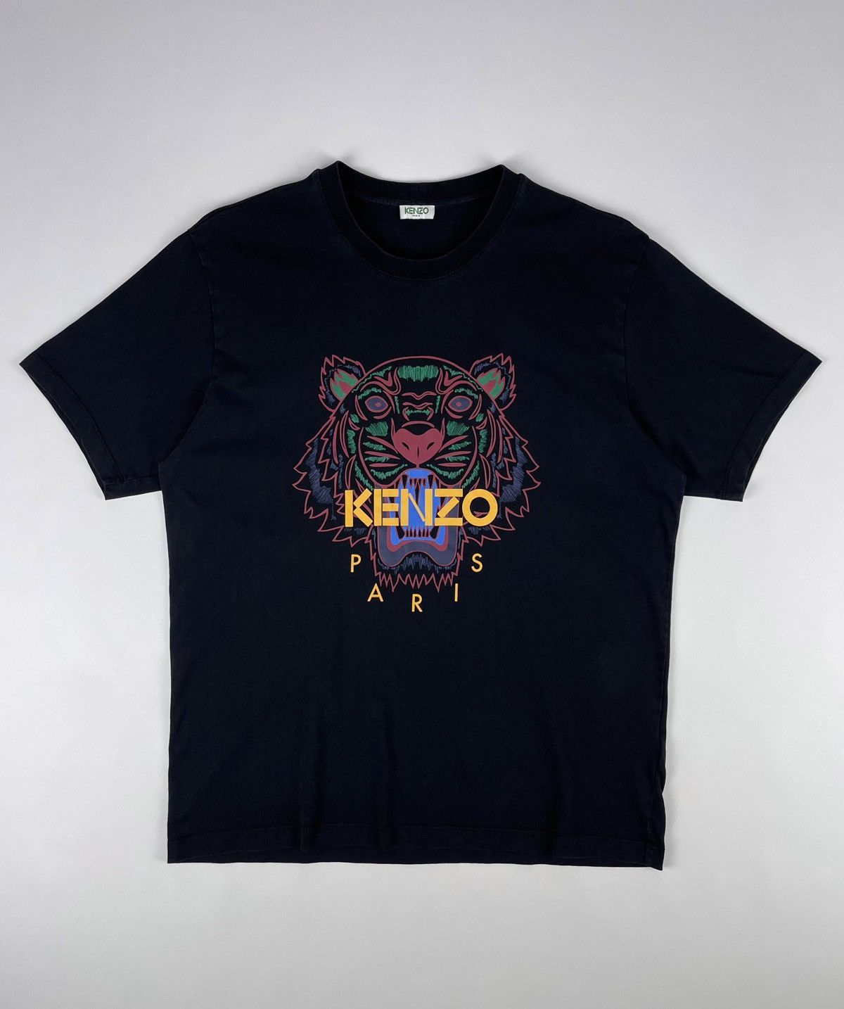 Kenzo Kenzo Paris Tiger big logo T-shirt Size US L / EU 52-54 / 3 - 1 Thumbnail