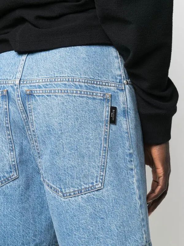 Balmain o1y0426 Denim Short in Blue Size US 31 - 3 Thumbnail