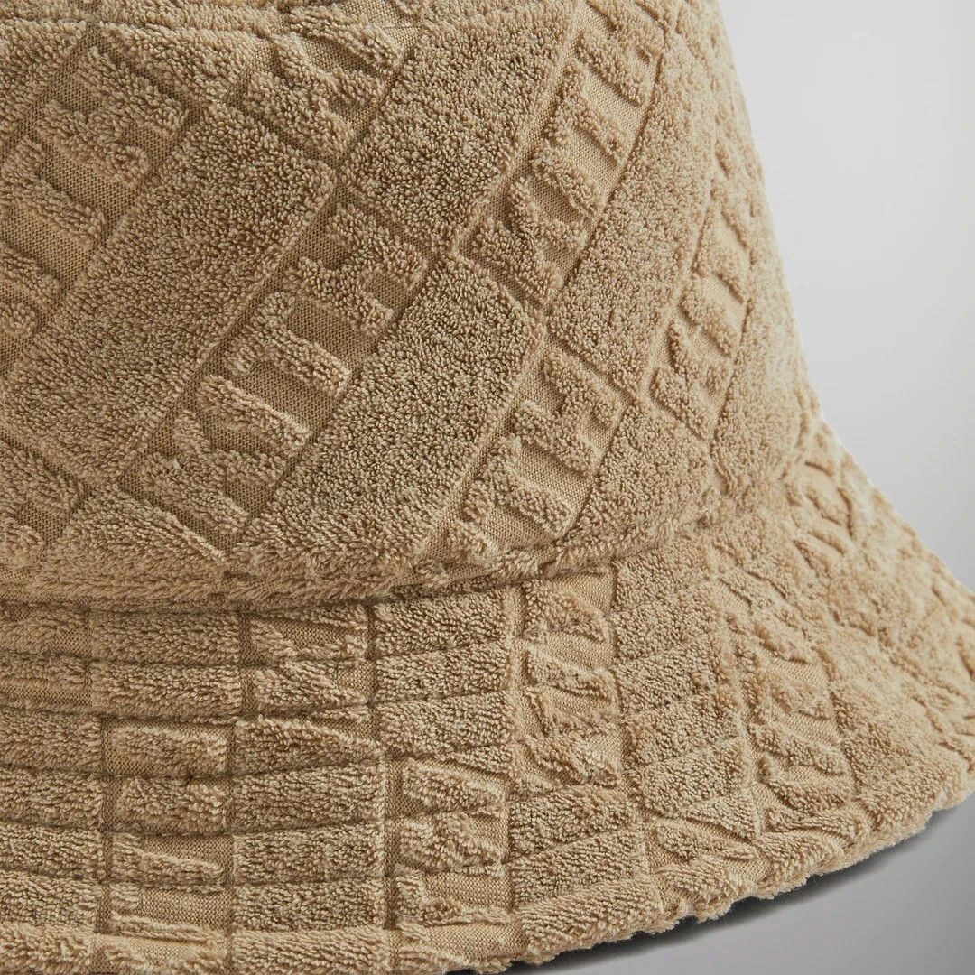 Kith Kith Terry Bucket Hat in Canvas Colorway All Over Jacquard Size ONE SIZE - 3 Thumbnail