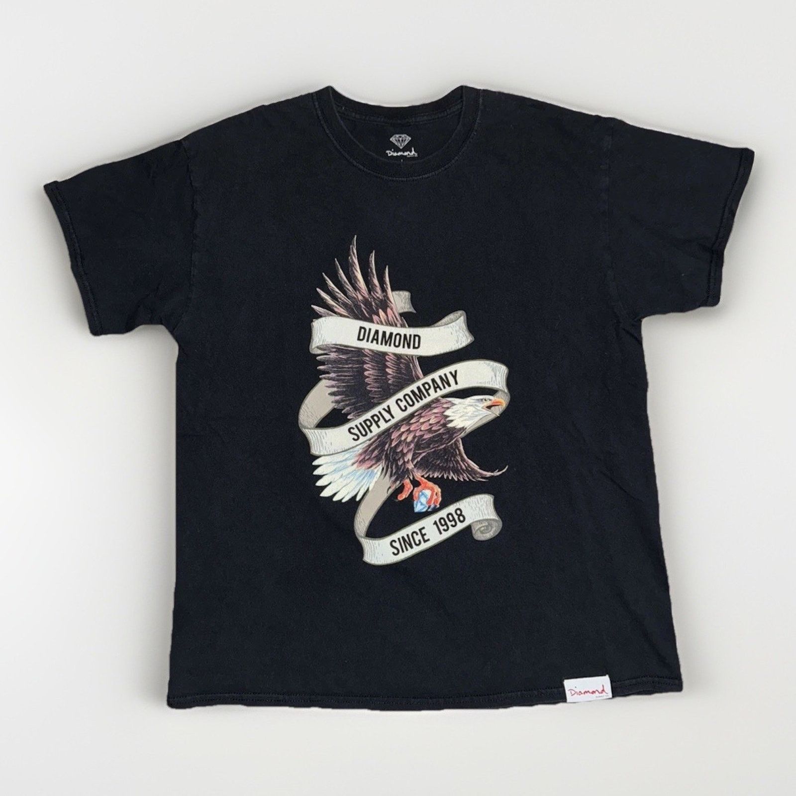 Diamond Supply Co. Diamond Supply Co Bald Eagle Graphic T-Shirt Black L 20x26 Size US L / EU 52-54 / 3 - 1 Thumbnail