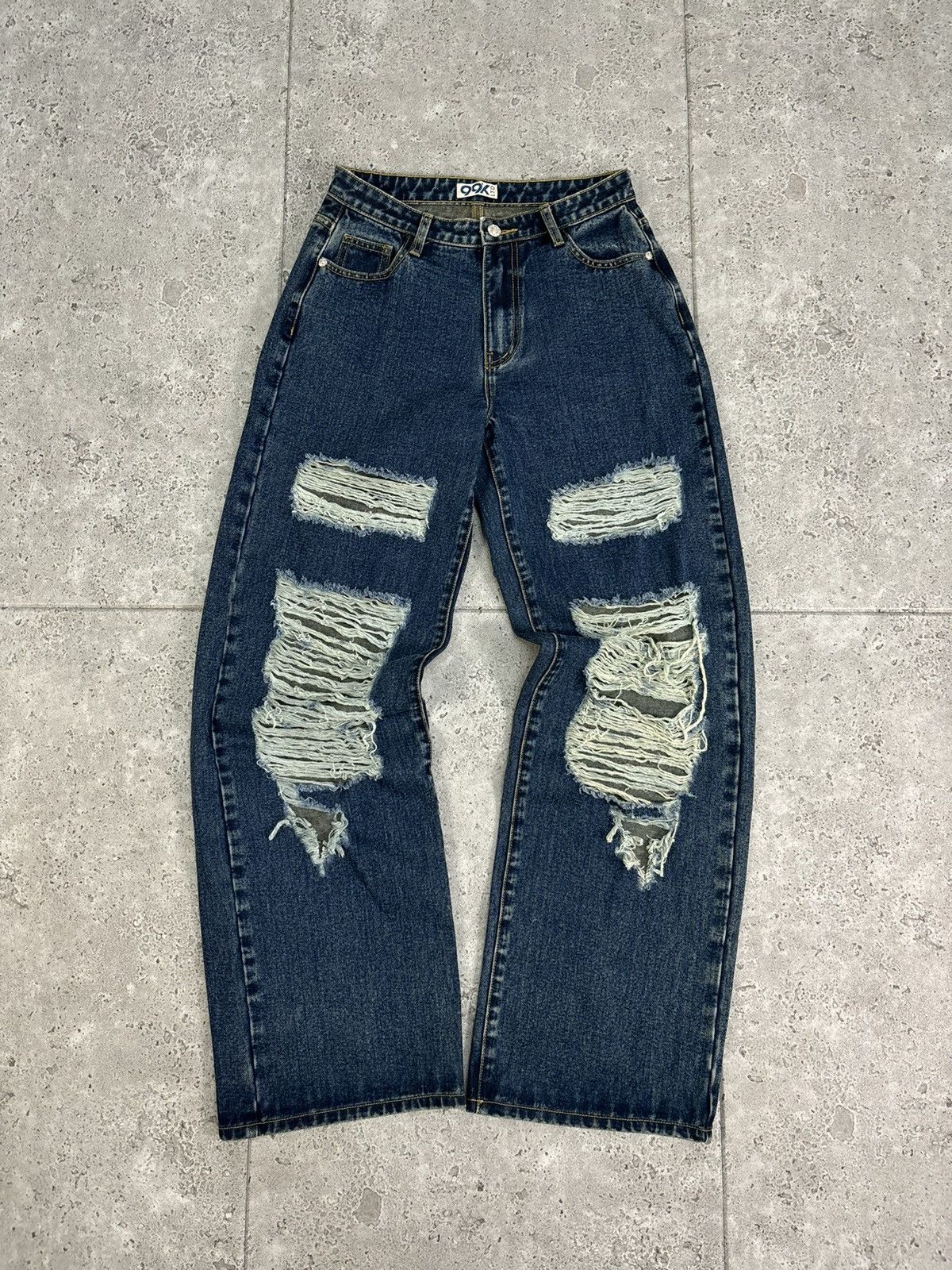 Diesel × If Six Was Nine × Japanese Brand Distressed Flare Denim Jeans Diesel Style 2000s Japanesse Size US 34 / EU 50 - 1 Thumbnail