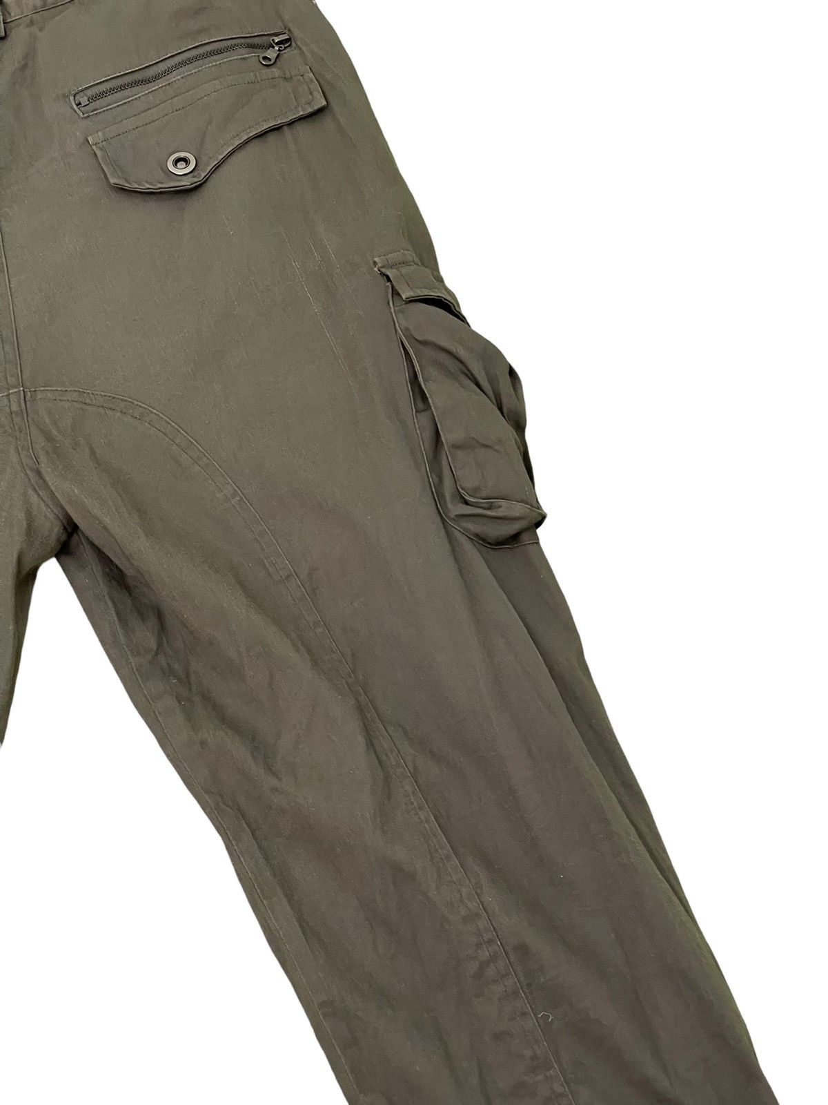 Japanese Brand Cargo Pant Black Baccara Stretch 6🟦9 Size US 31 - 13 Thumbnail