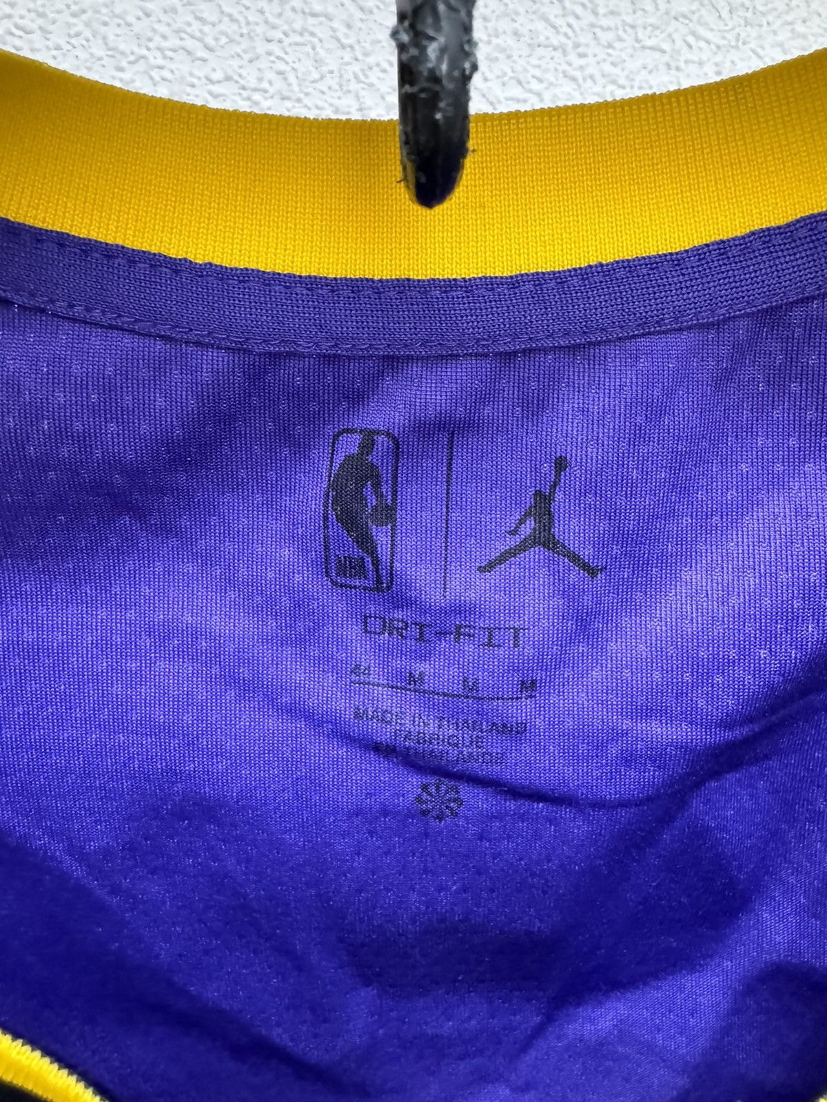 Jordan Brand Lebron James 6 Lakers Jordan authentic jersey M leavealegacy Size US M / EU 48-50 / 2 - 5 Thumbnail