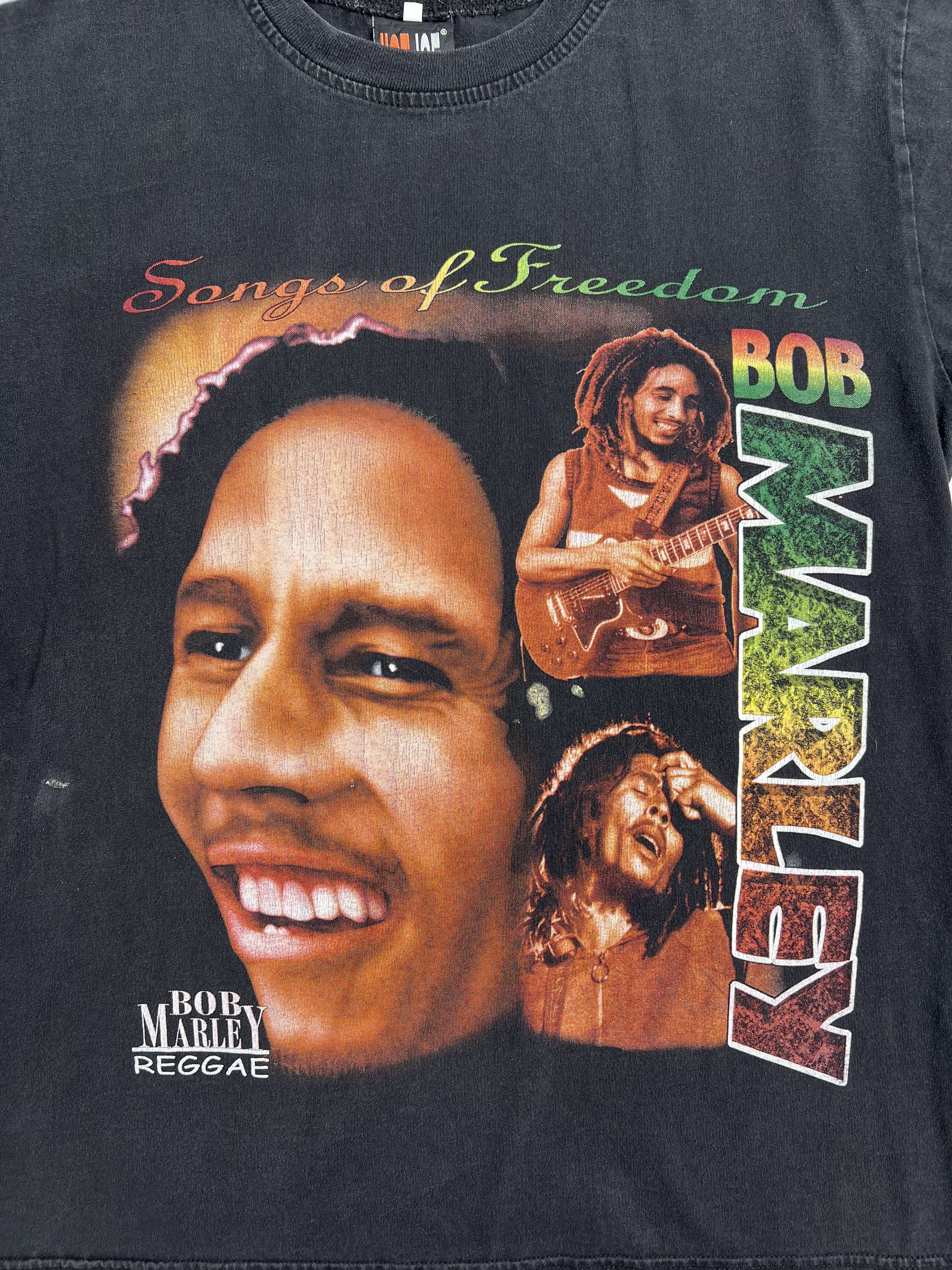 Band Tees × Bob Marley × Vintage BOB MARLEY VINTAGE T-SHIRT Size US M / EU 48-50 / 2 - 2 Thumbnail