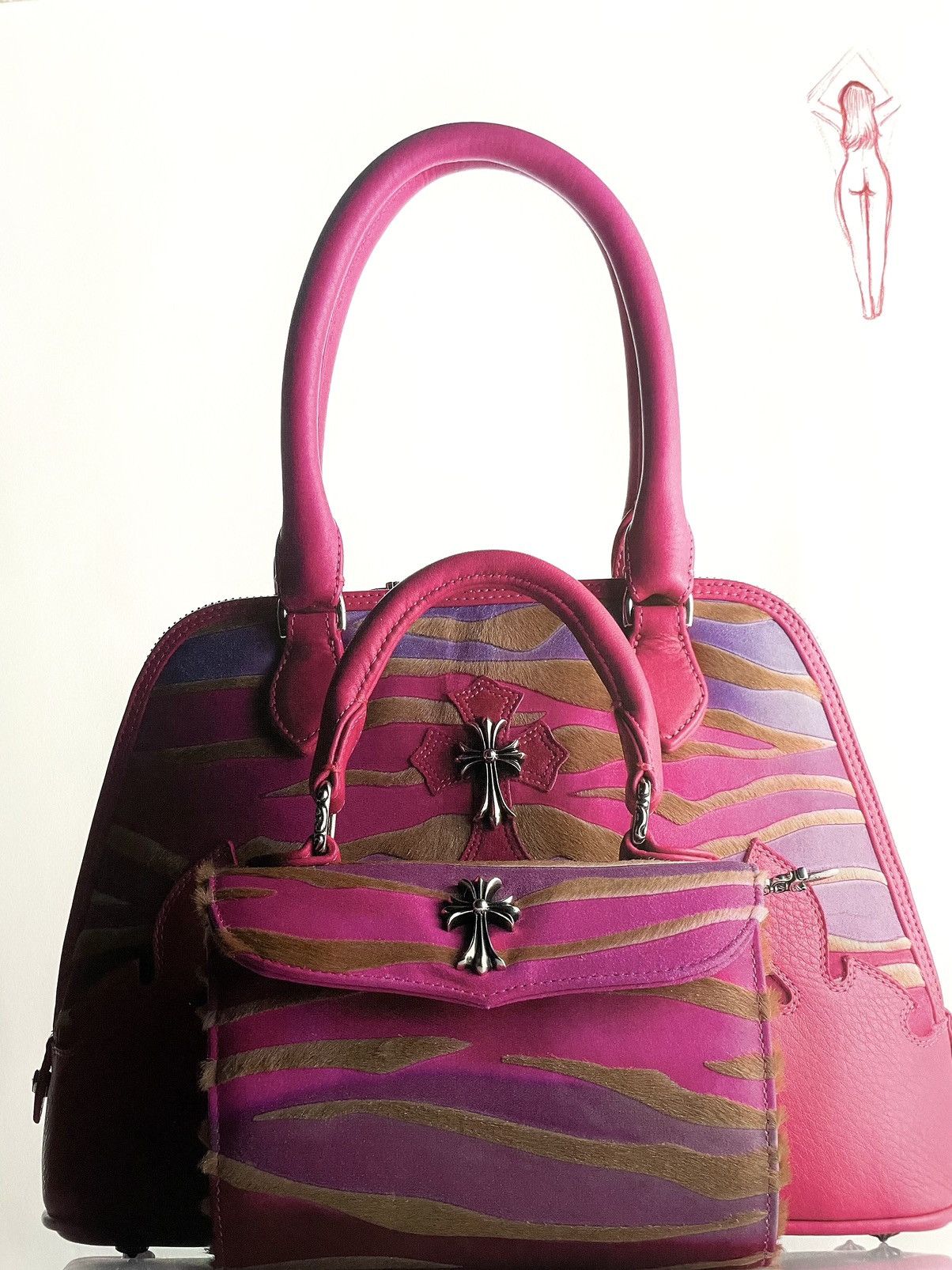 Chrome Hearts Chrome Hearts pink purse 8x11 magazine cutout Poster Size ONE SIZE - 2 Thumbnail