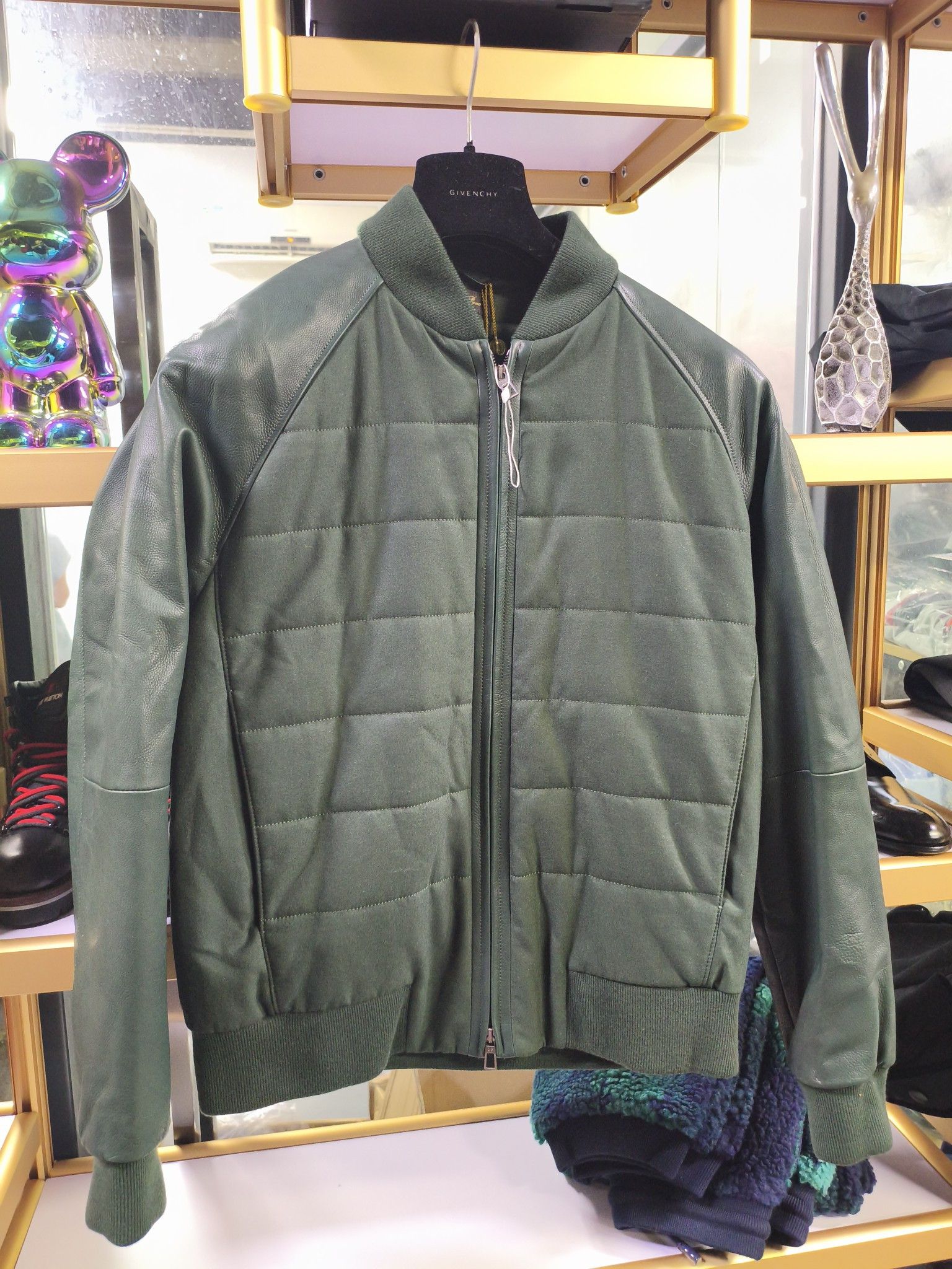 Loro Piana Loro Piana Quilted Leather Bomber Jacket Size M Size US M / EU 48-50 / 2 - 1 Thumbnail