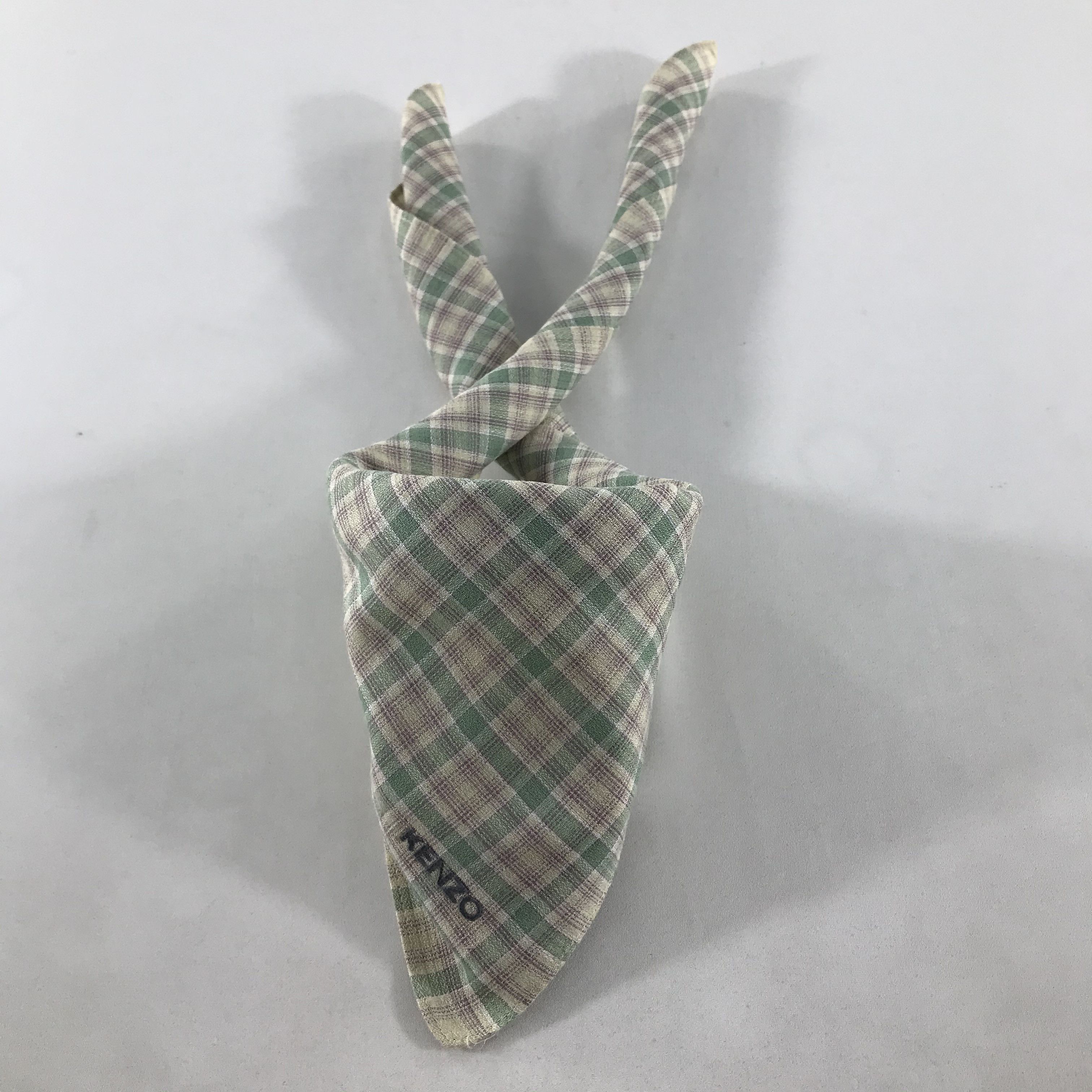 Kenzo Kenzo Tartan Handkerchief Neckerchief Bandana H29 Size ONE SIZE - 2 Thumbnail