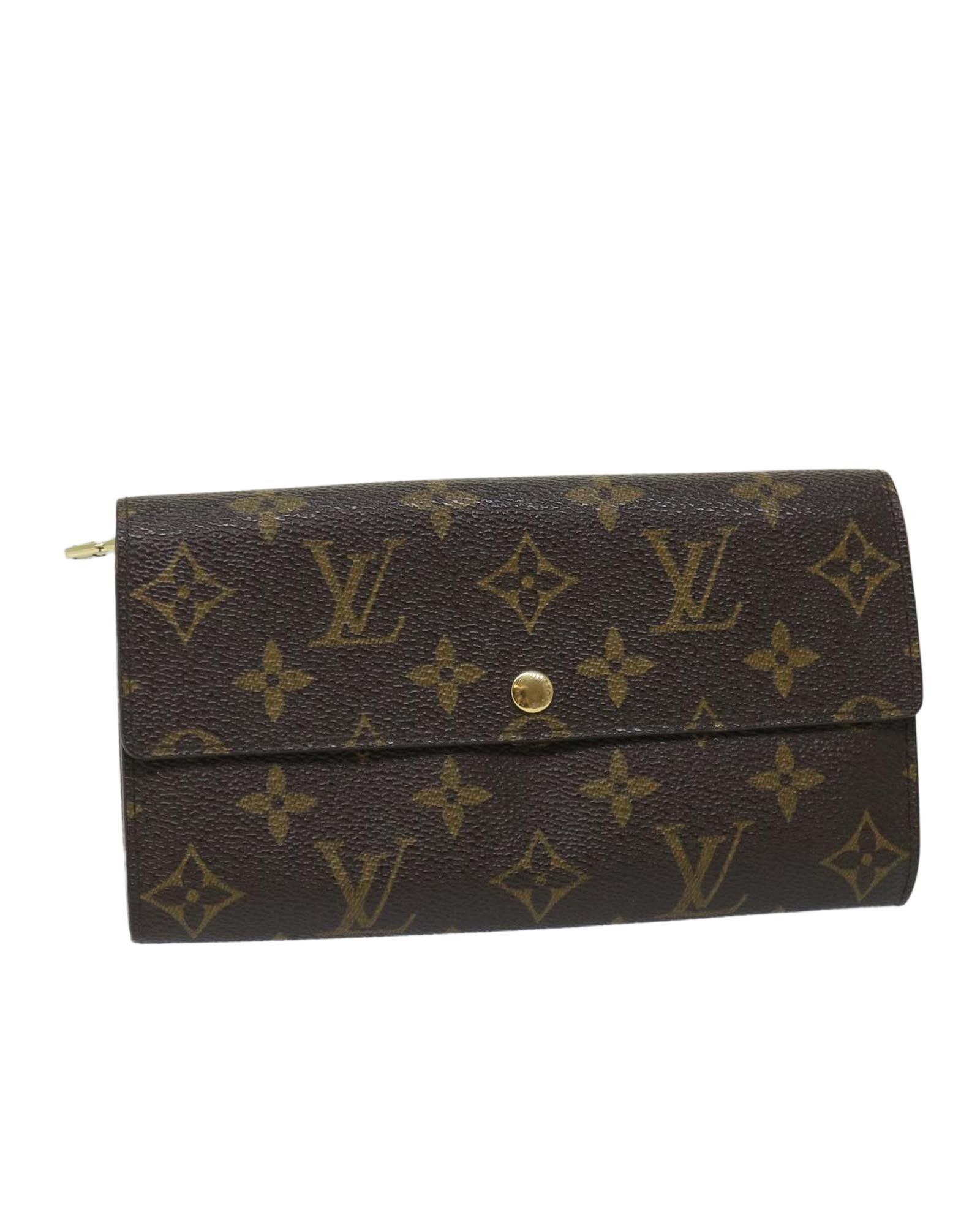 image of Louis Vuitton Monogram Canvas Credit Wallet, Women's