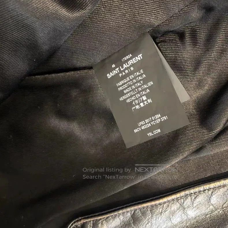 Saint Laurent Paris Saint Laurent Paris Leather Jacket. Size US S / EU 44-46 / 1 - 5 Thumbnail