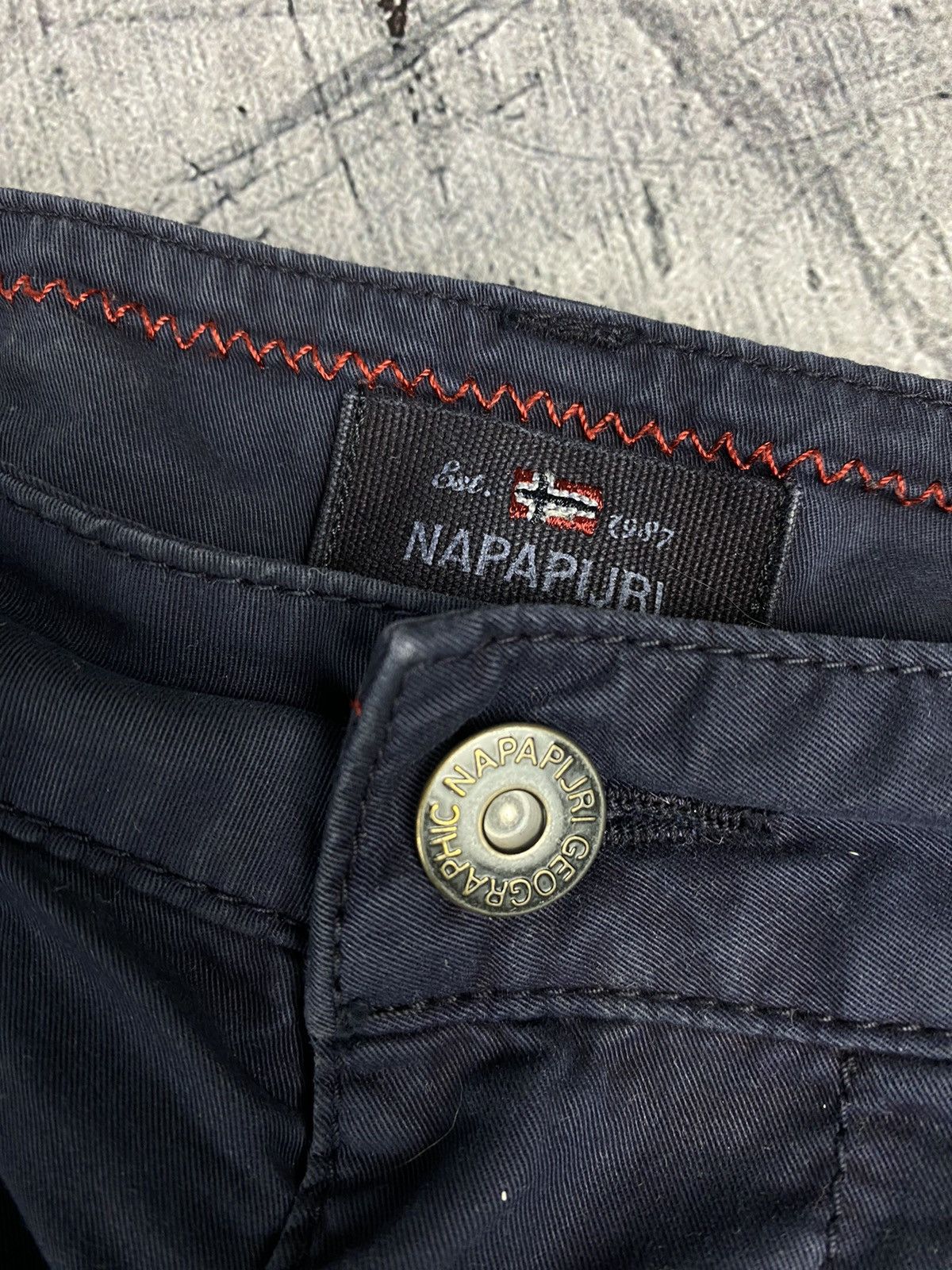 Napapijri Vintage Napapijri Tactical Cargo Pants Travis Scott Style Size US 33 - 7 Thumbnail