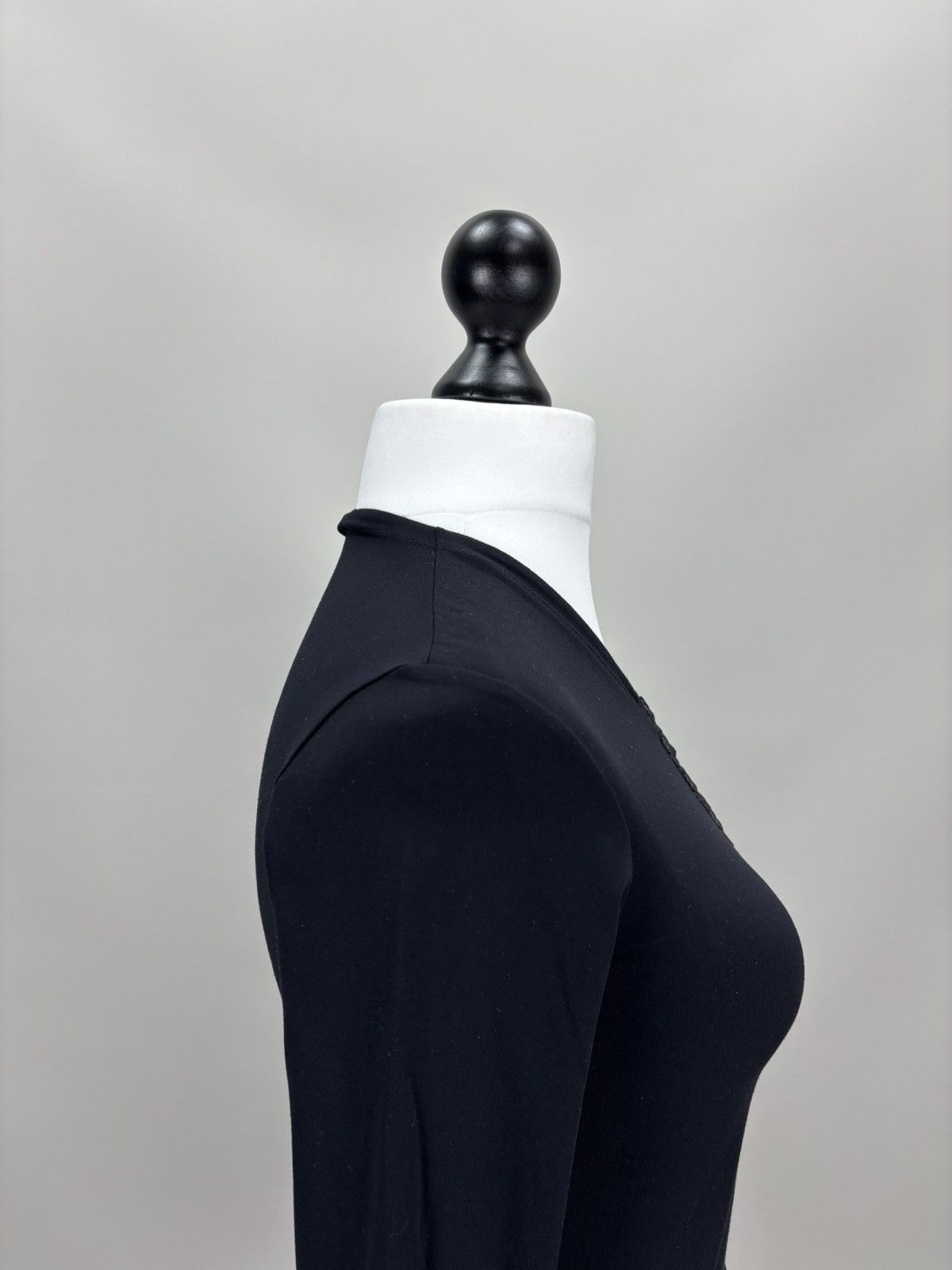 Marithe + Francois Girbaud Womens blouse Marithe Francois Girbaud Size 42 Color Black Size M / US 6-8 / IT 42-44 - 5 Thumbnail