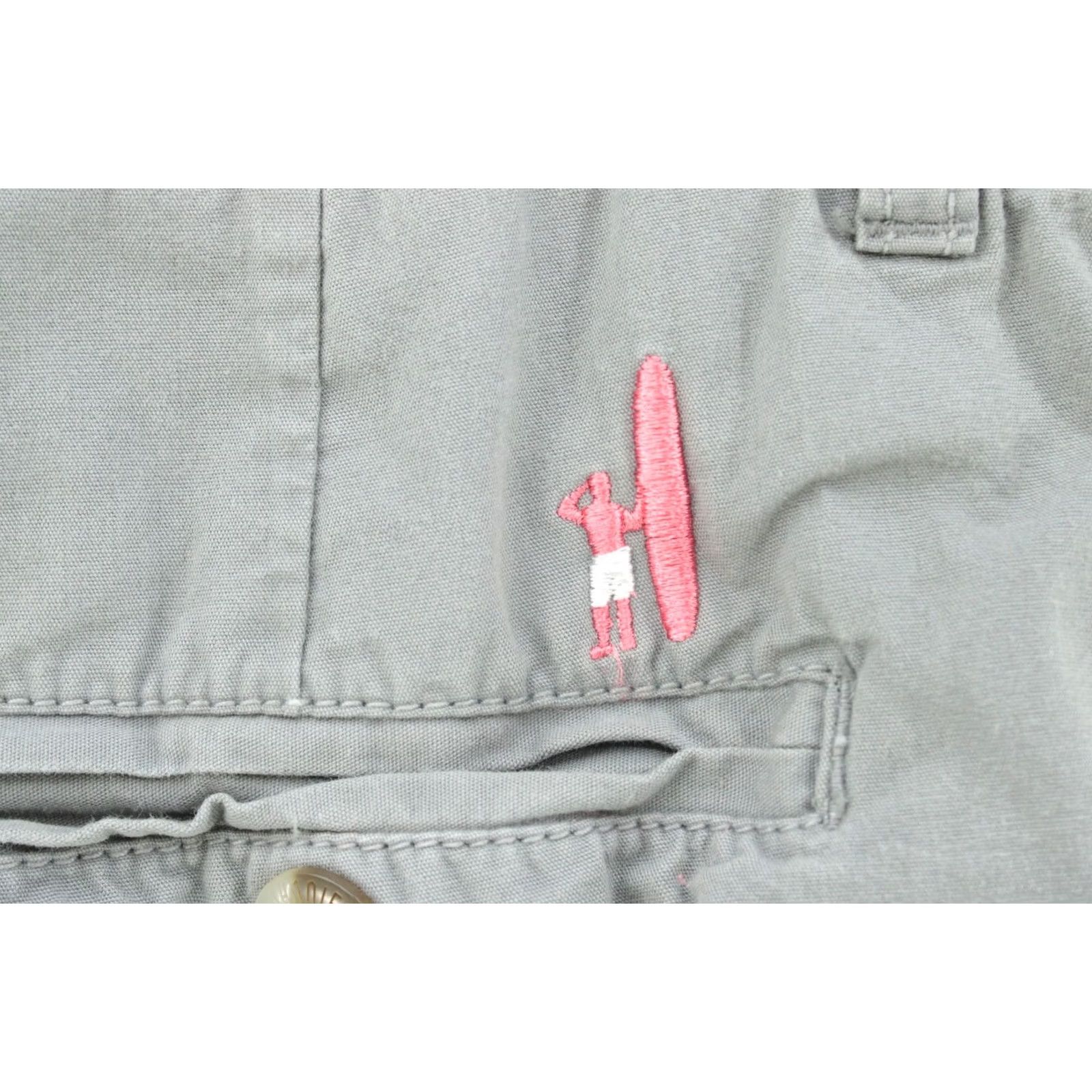 johnnie-O johnnie-O Poplin Derby Cotton Shorts Mens 30 Gray Chino Preppy Casual Vacation Size US 30 / EU 46 - 4 Thumbnail