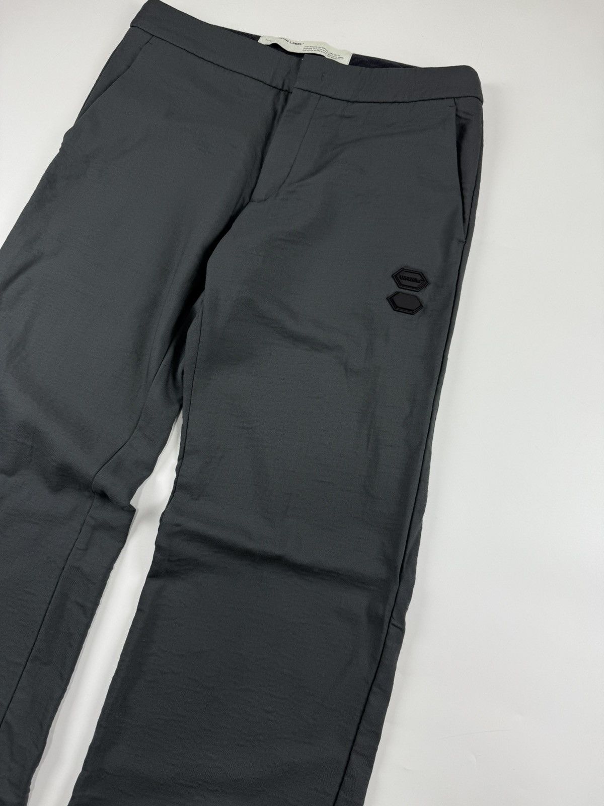 Off-White Off White Straight Leg Wool Tailored Pants Size US 32 / EU 48 - 5 Thumbnail