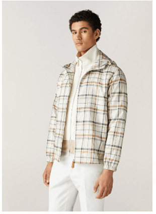 Loro Piana o1srvl11e0424 Alicudi Hooded Bomber in Multicolor Size US M / EU 48-50 / 2 - 5 Thumbnail