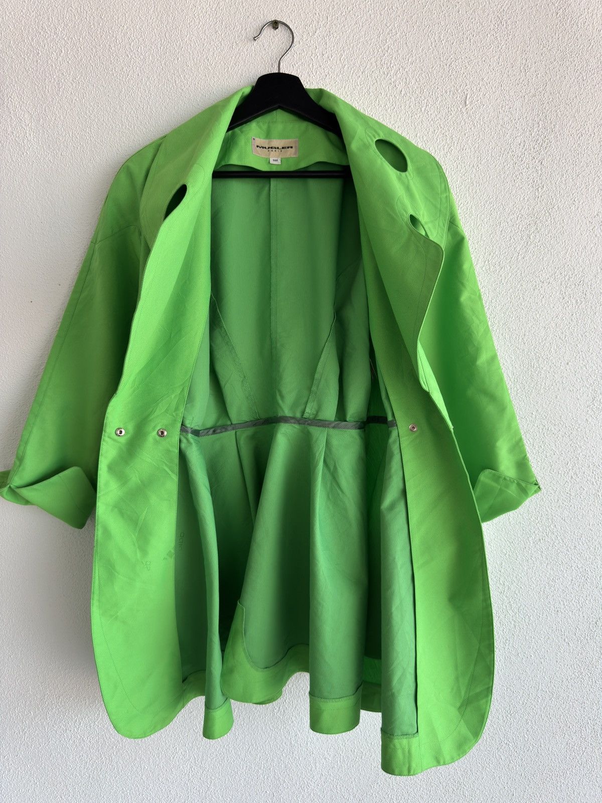 Thierry Mugler Vintage Thierry Mugler Paris Vibrant Green Jacket Size M / US 6-8 / IT 42-44 - 3 Thumbnail