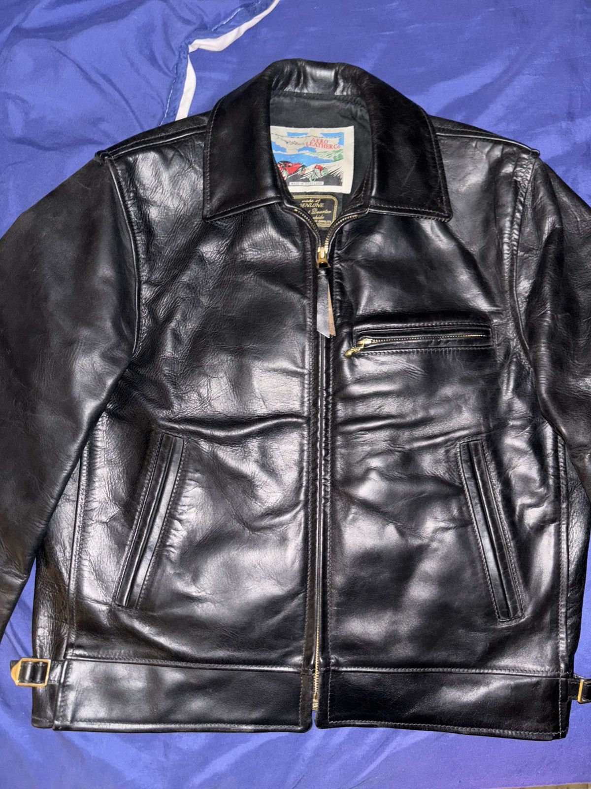 Aero Leather Aero Leather Highwayman Horsehide CXL Size 34. | Grailed