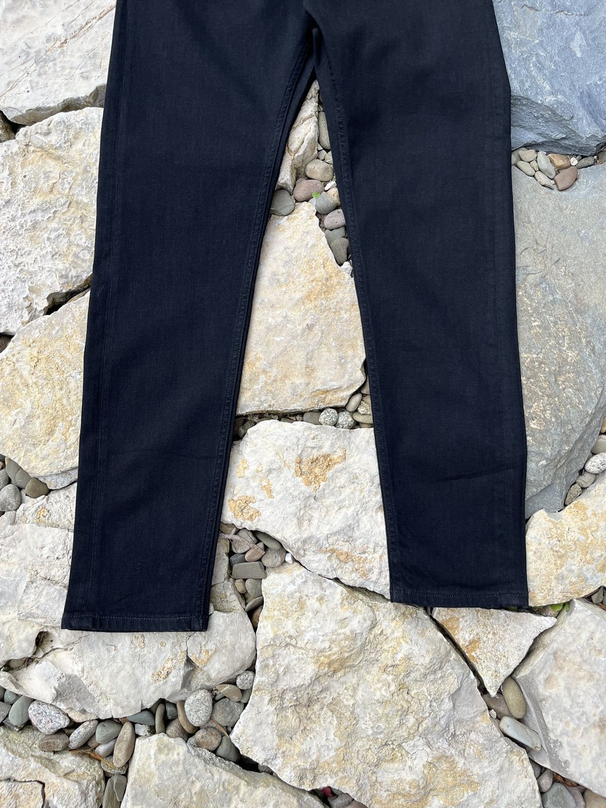 Cos × Designer COS collection of style classic full black jeans slim pants Size US 31 - 4 Thumbnail