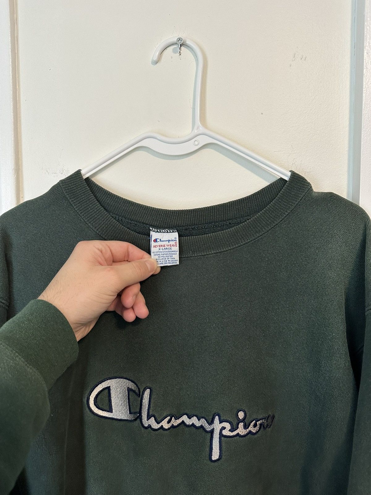 Champion Champion Reverse Weave Embroidered Sweatshirt Size US XL / EU 56 / 4 - 2 Thumbnail