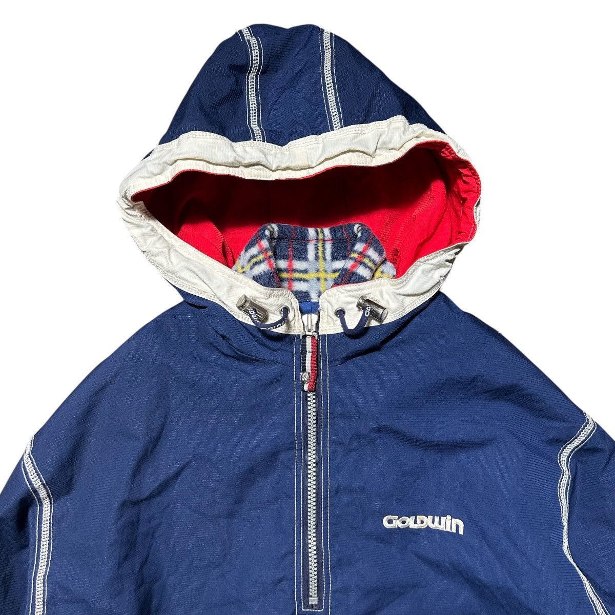 Goldwin Vintage Ellesse X Goldwin Bulldog Hoodie Down Jacket Size L / US 10 / IT 46 - 3 Thumbnail