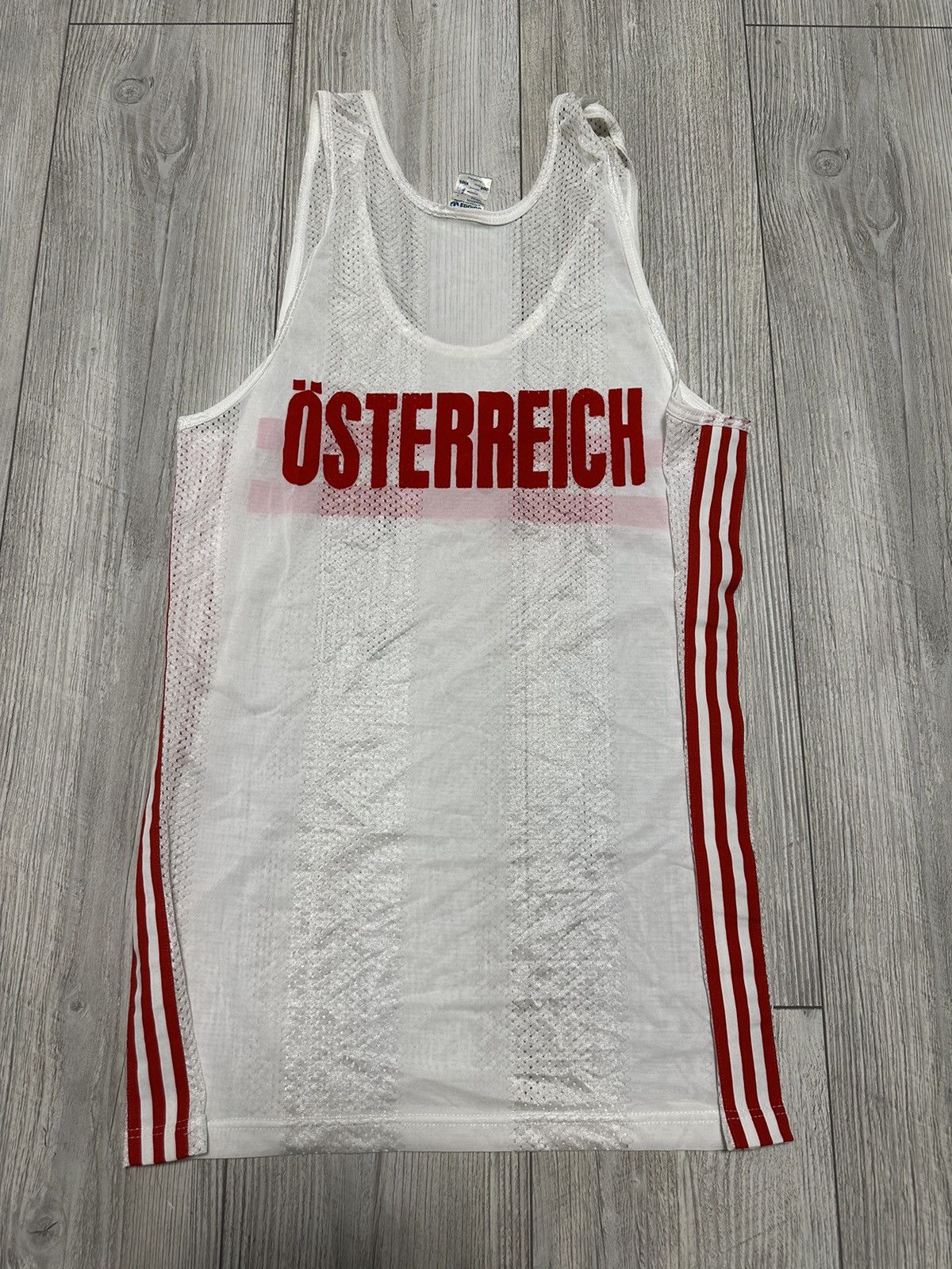 Adidas × Vintage Rare Adidas Austria Osterreich Y2K Jersey made France Size US M / EU 48-50 / 2 - 5 Thumbnail