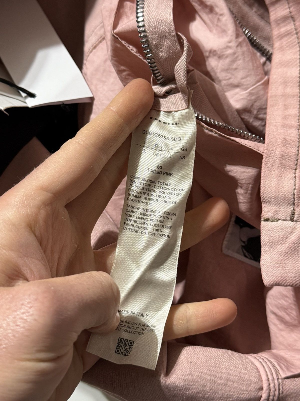 Rick Owens Pink Giacca Faded Denim Overshirt Jacket Size US L / EU 52-54 / 3 - 14 Thumbnail