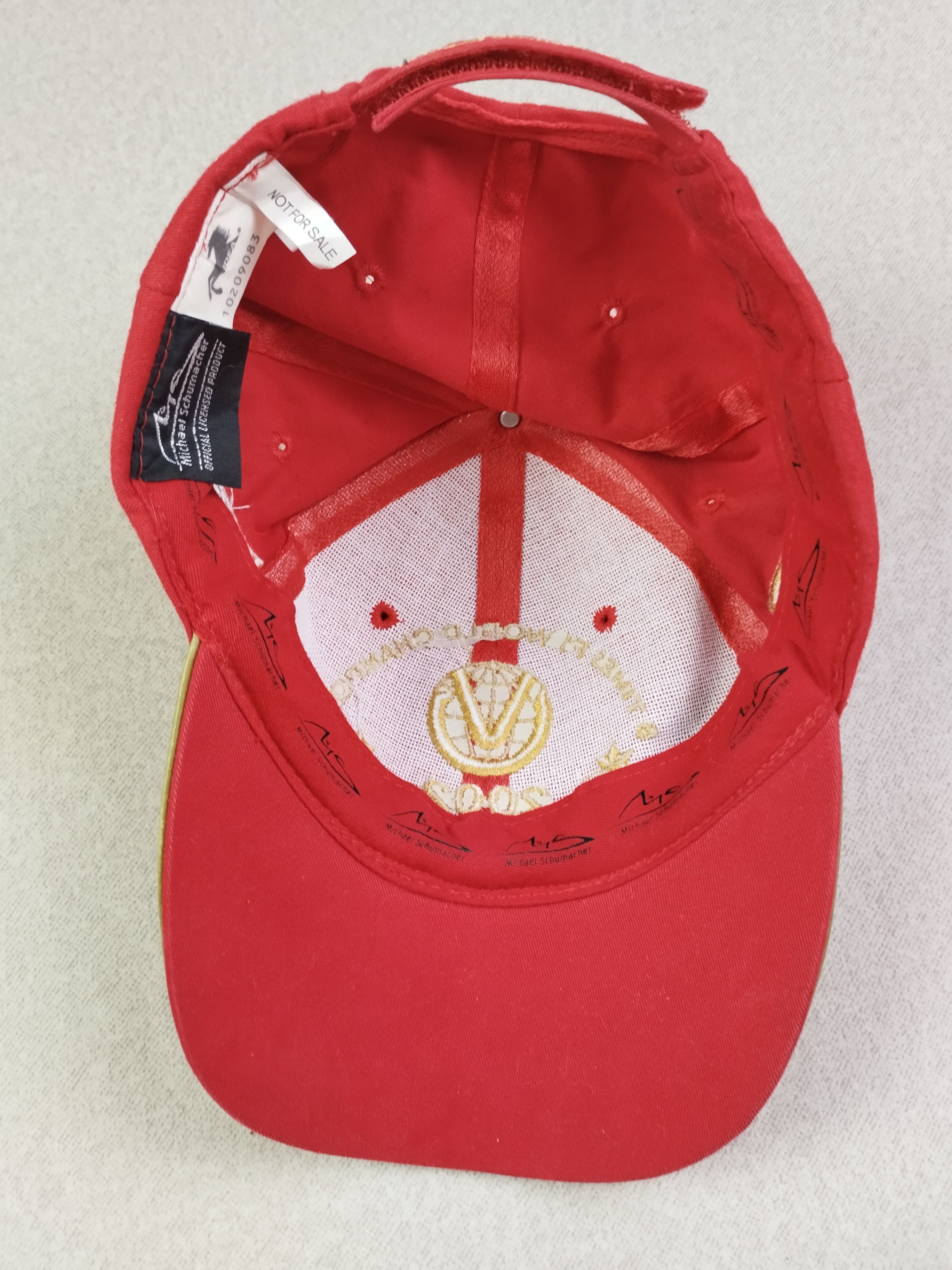 Ferrari × Formula 1 × Vintage 2002 Michael Schumacher Ferrari Embroidered Cap Size ONE SIZE - 3 Thumbnail