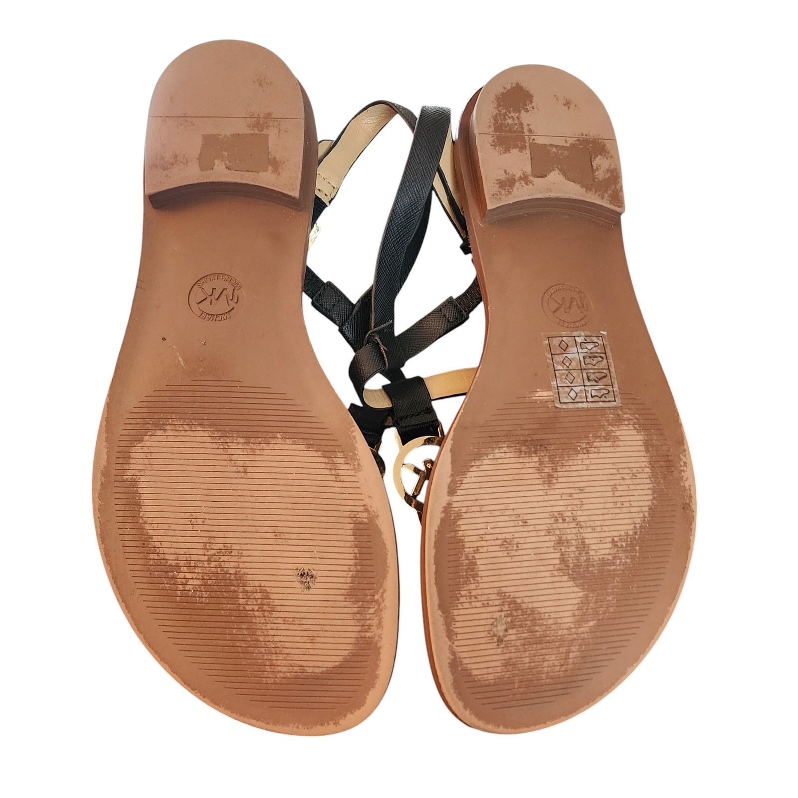 Michael Kors Michael Kors Casey black Leather Sandal 8 Med Size US 8 / IT 38 - 2 Thumbnail