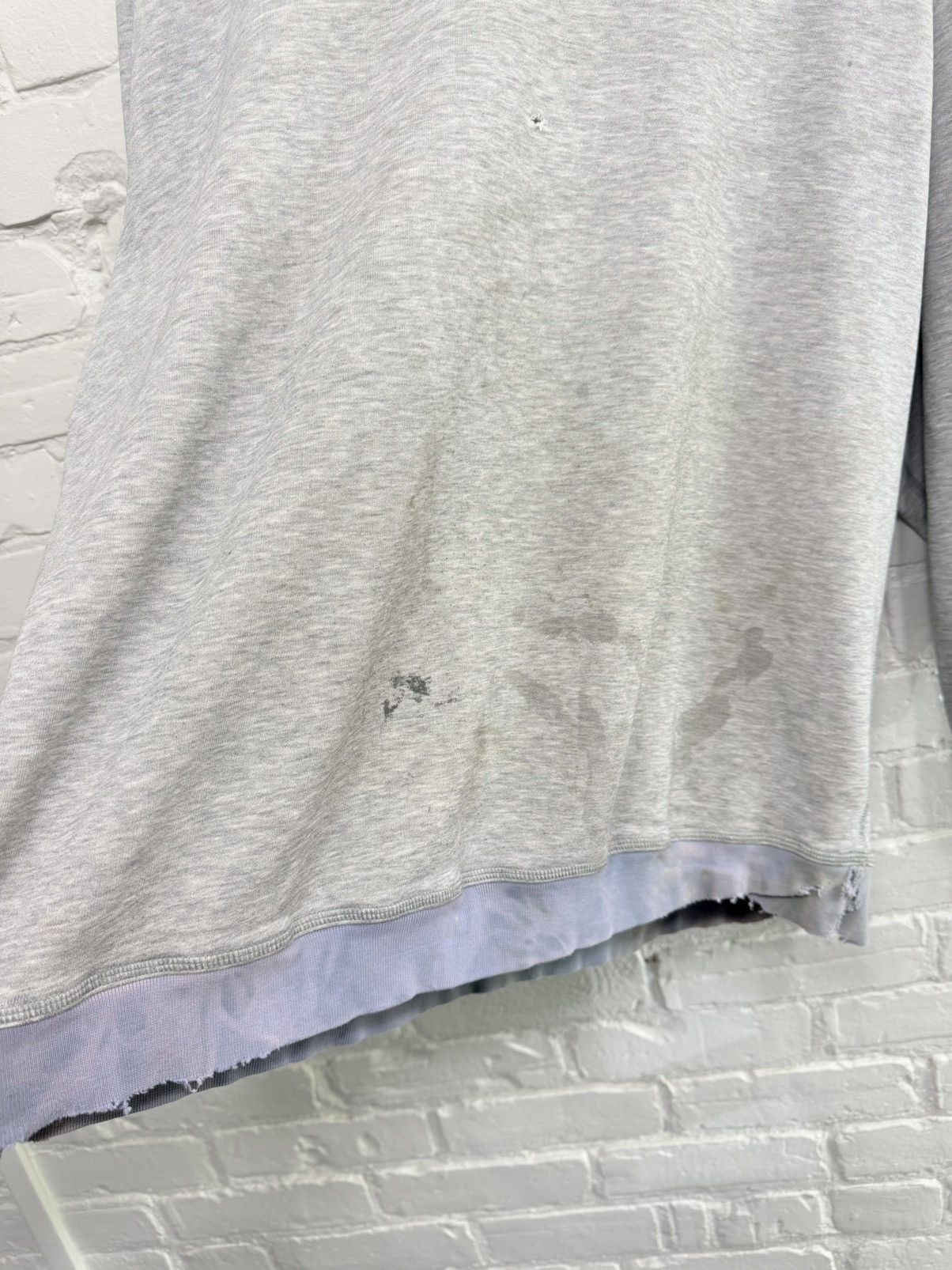 Nike Vintage 90's Nike destroyed crewneck Size US XL / EU 56 / 4 - 4 Thumbnail