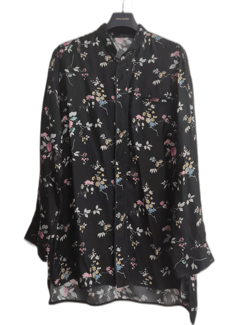 Haider Ackermann Haider Ackermann Floral Black Shirt Size US M / EU 48-50 / 2 - 1 Thumbnail