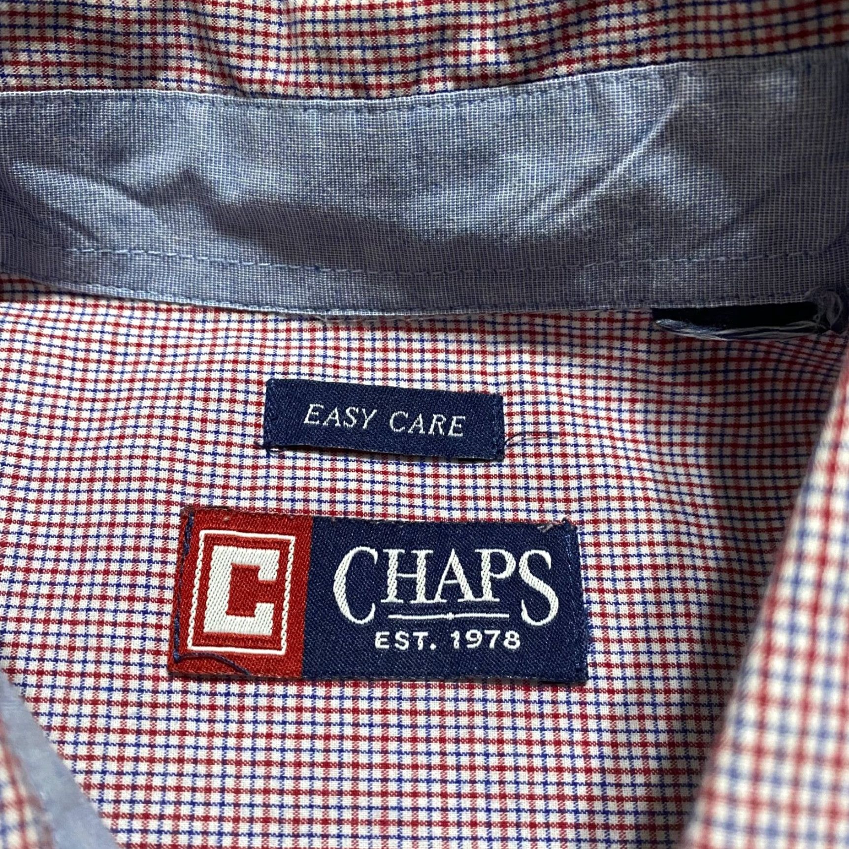 Chaps Chaps Mens Shirt L Multicolor Plaid Short Sleeve Button-Down Size US L / EU 52-54 / 3 - 5 Thumbnail