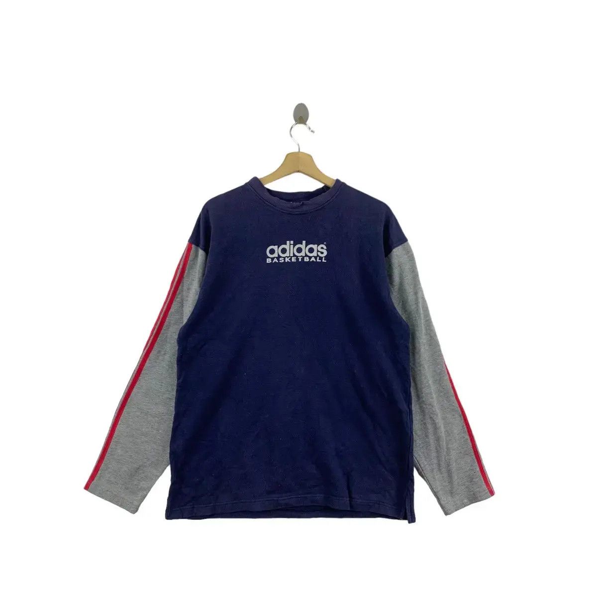 Adidas Vintage ADIDAS BASKETBALL SKY JAM Slam Dunk Sweatshirt Size US L / EU 52-54 / 3 - 2 Thumbnail