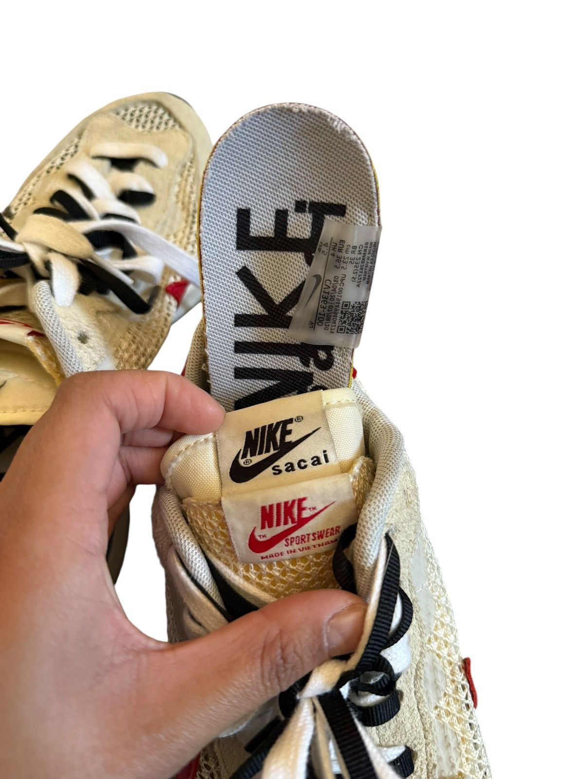 Nike × Sacai Nike x sacai vapor waffle in ‘sail’ Size US 6 / IT 36 - 9 Thumbnail