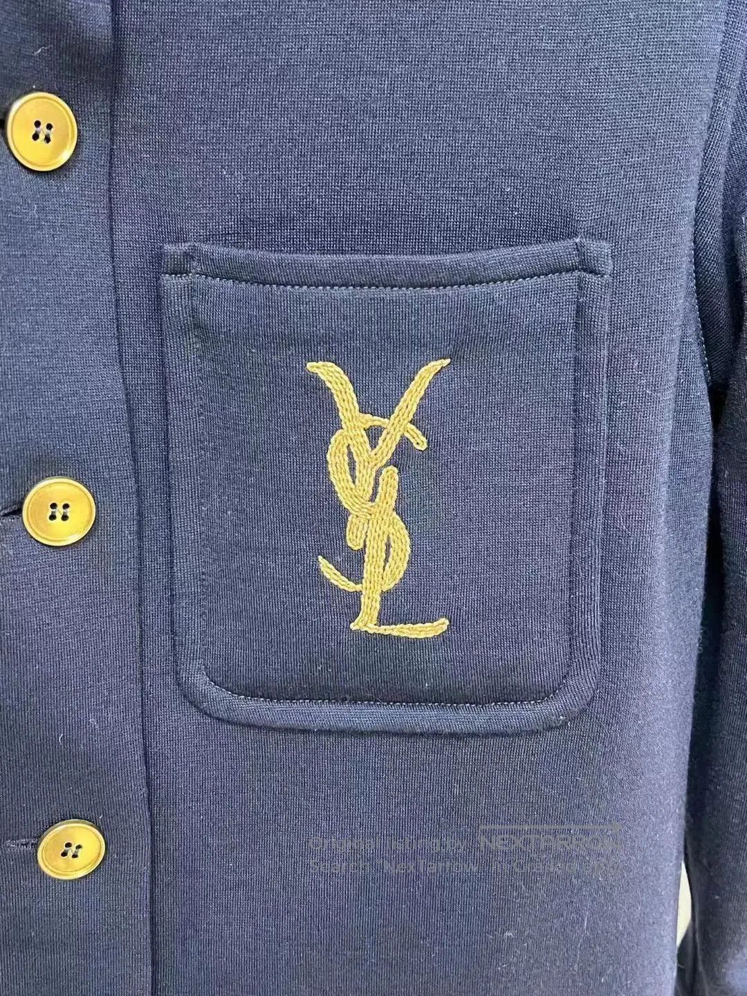 Saint Laurent Paris SLP Blue Wool Suit. Size US M / EU 48-50 / 2 - 3 Thumbnail