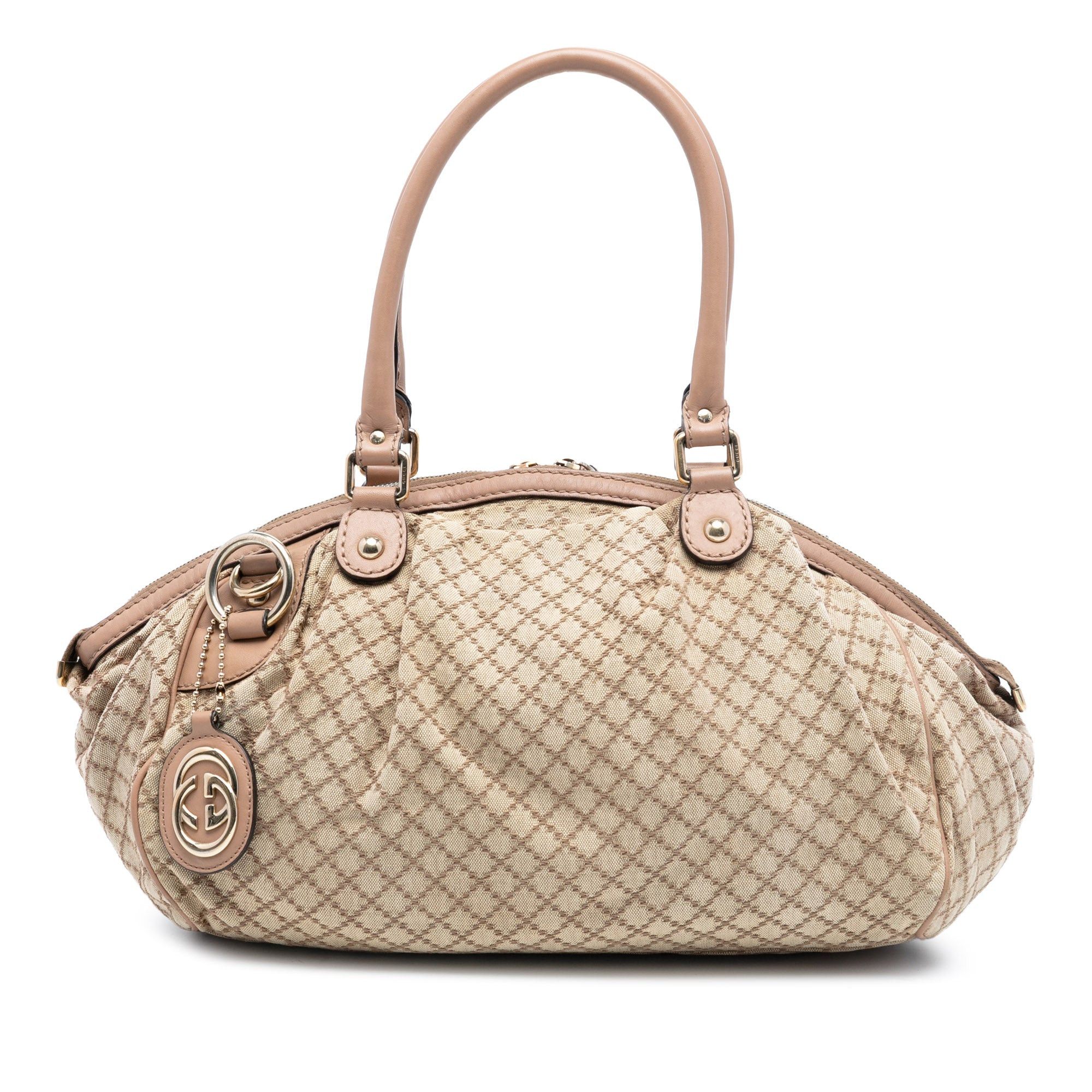 Gucci Diamante Canvas Sukey Satchel Size ONE SIZE - 1 Thumbnail