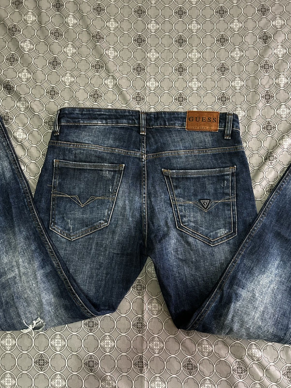 Guess Authentic Guess Los Angeles Miami Super Skinny Jeans Size US 33 - 18 Thumbnail
