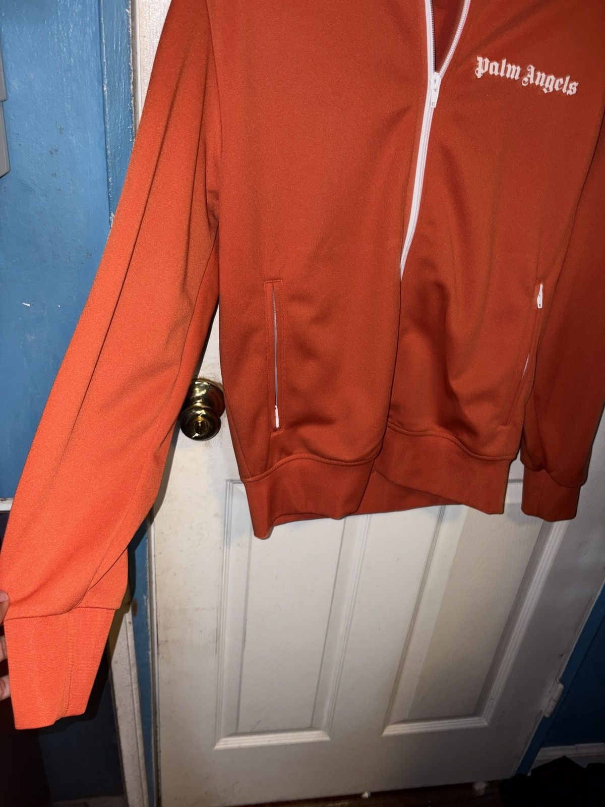 Palm Angels Palm Angels Classic Track Jacket 'Mock Orange' Size US M / EU 48-50 / 2 - 2 Thumbnail