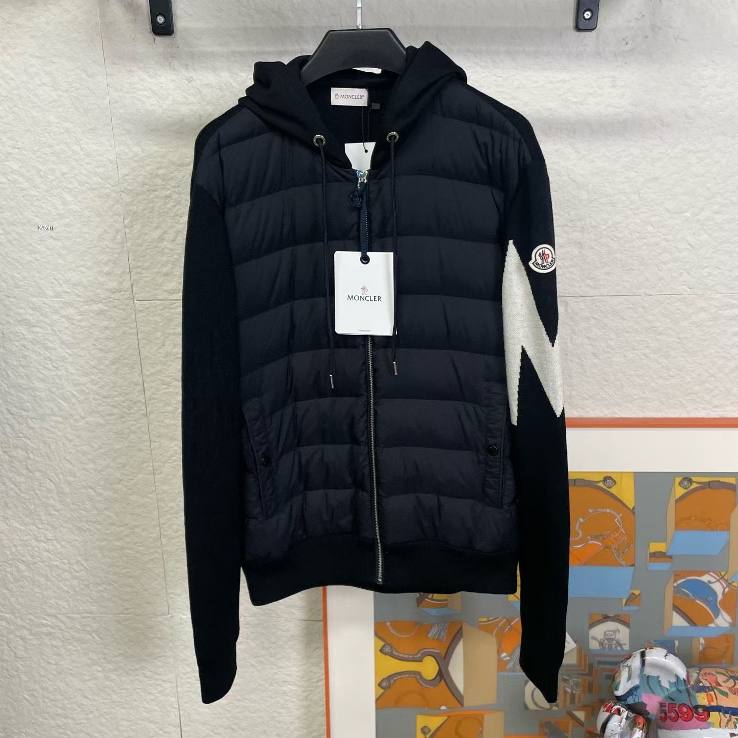 Moncler Moncler Knit Down Jacket Size US L / EU 52-54 / 3 - 1 Thumbnail