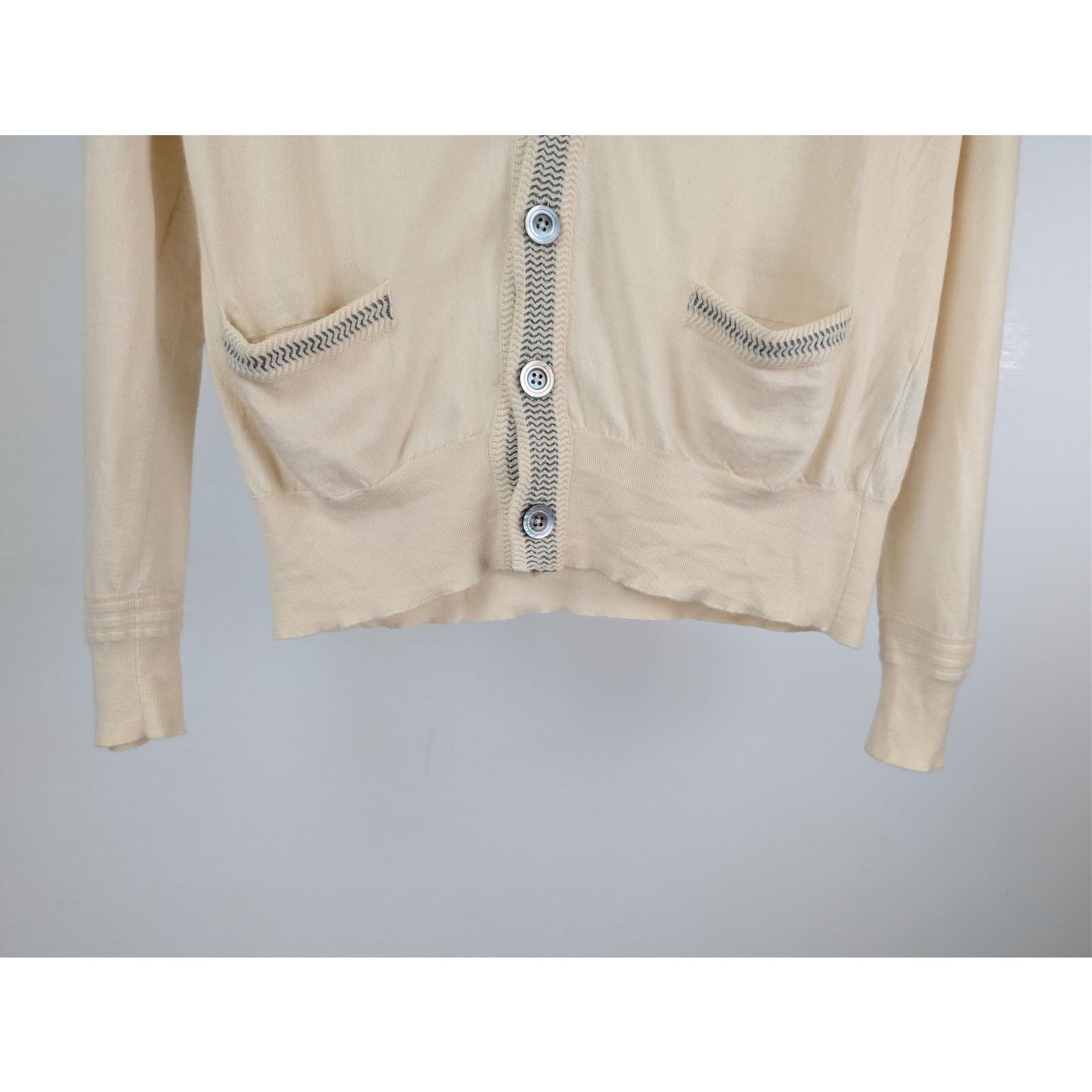 Tom Ford o1rshd1 CC20 Cardigan Sweater in Beige Size US L / EU 52-54 / 3 - 4 Thumbnail