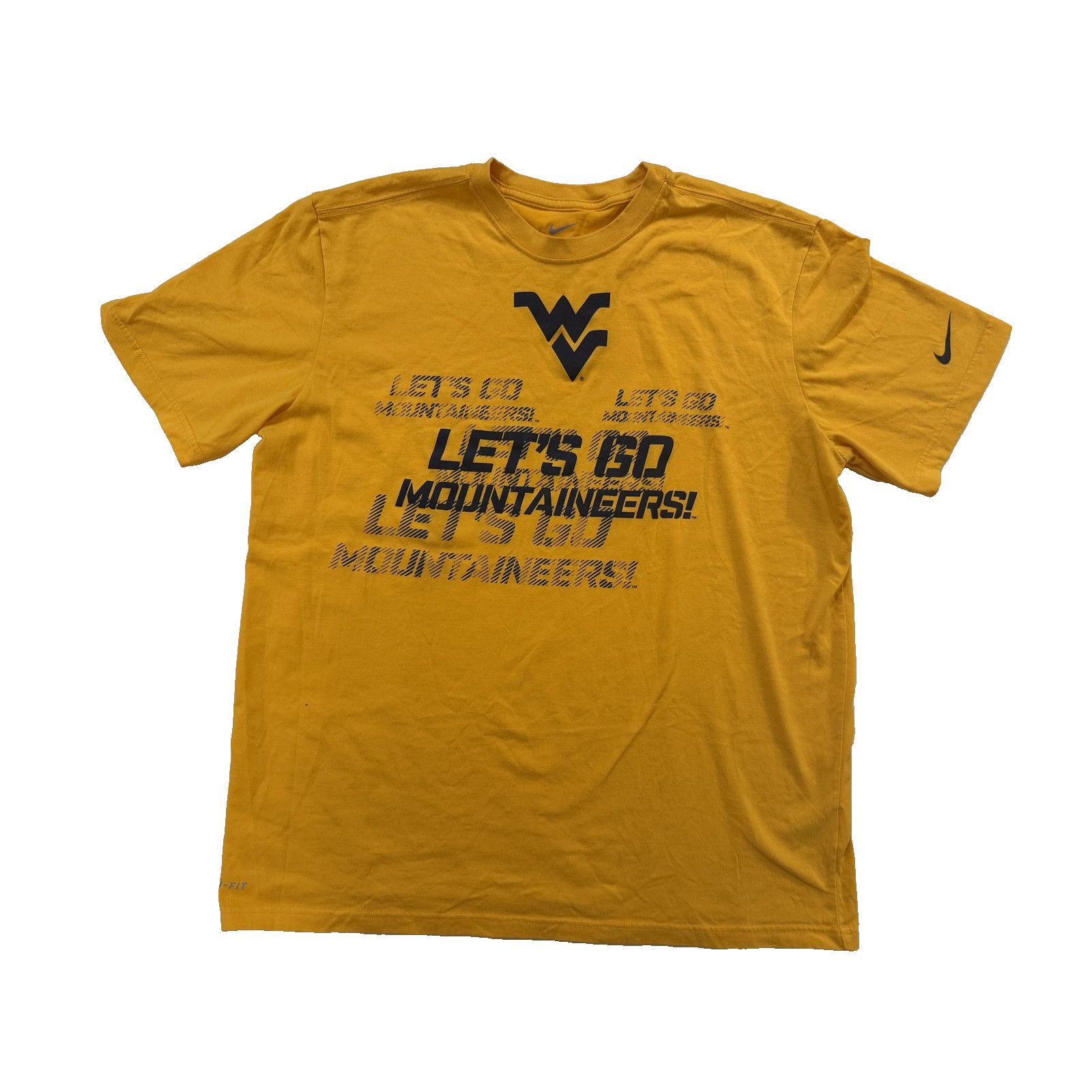 Nike Nike West Virginia Mountaineers Shirt Mens XL NCAA Football Size US XL / EU 56 / 4 - 1 Thumbnail
