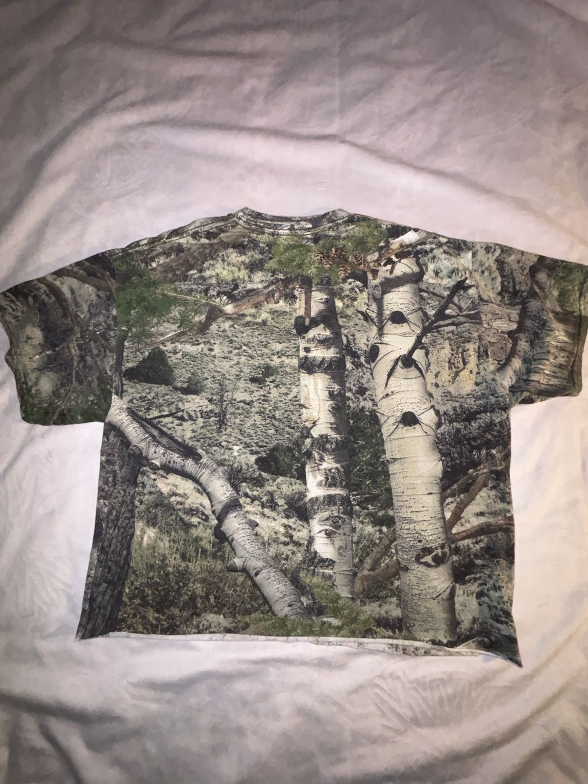 Mossy Oaks Y2K cropped Mossy oak short sleeve camo t-shirt Size US M / EU 48-50 / 2 - 2 Thumbnail