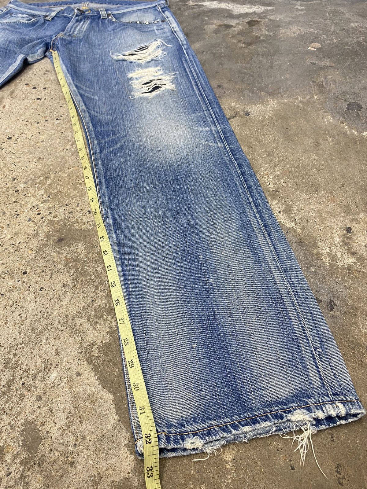 Edwin × Japanese Brand × Vintage Edwin blue jeans wash japanese brand Size US 33 - 17 Thumbnail