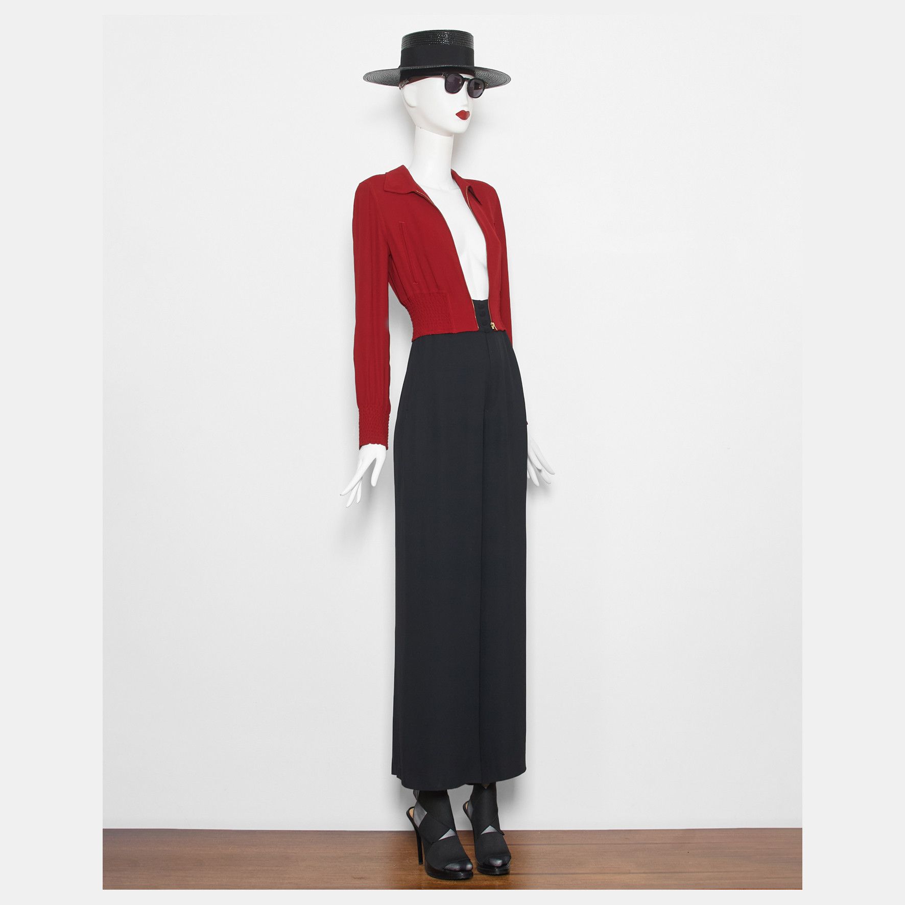 Jean Paul Gaultier 1997 archive JEAN PAUL GAULTIER trompe-l'oeil jumpsuit Size S / US 4 / IT 40 - 3 Thumbnail