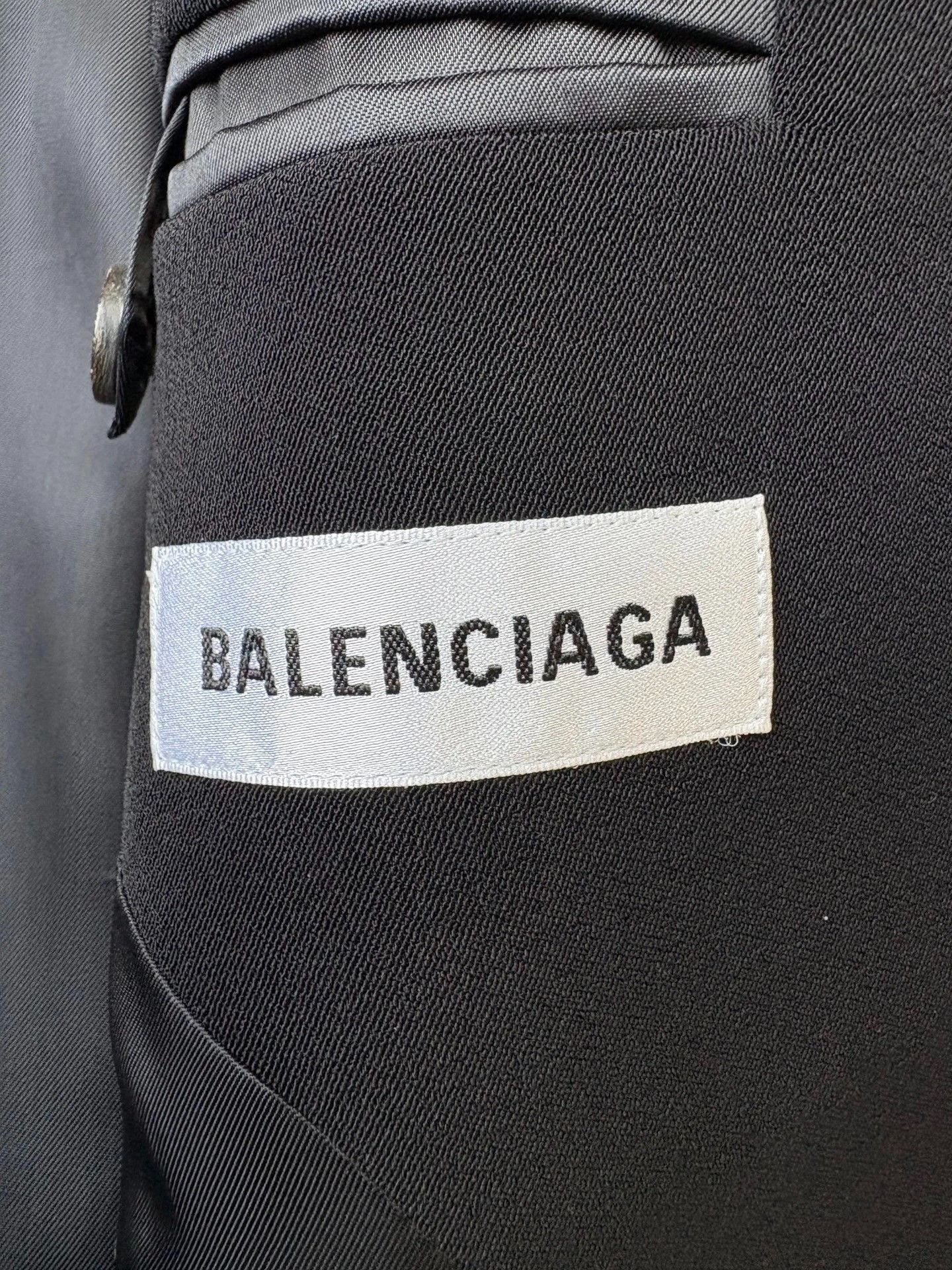 Balenciaga Balenciaga Single-Breasted Shoulder Pad Blazer Size XS / US 0-2 / IT 36-38 - 7 Thumbnail