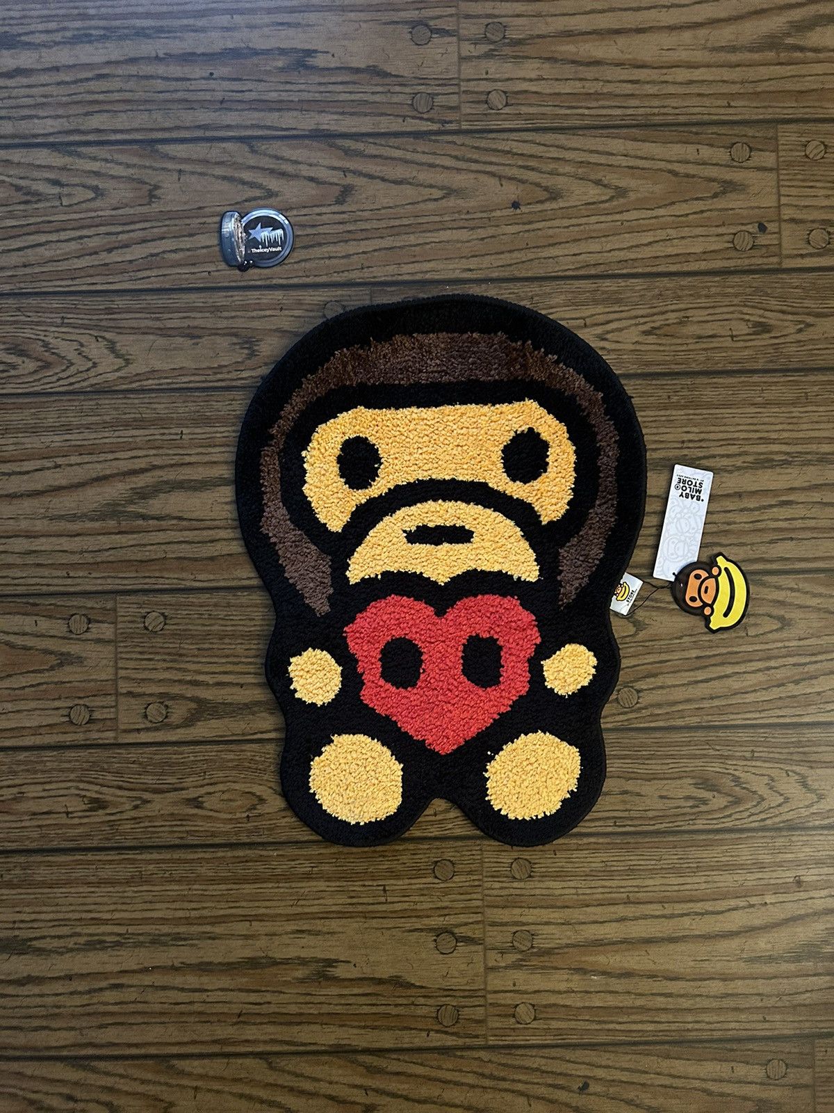 Bape Bape Baby Milo Heart Rug | Grailed