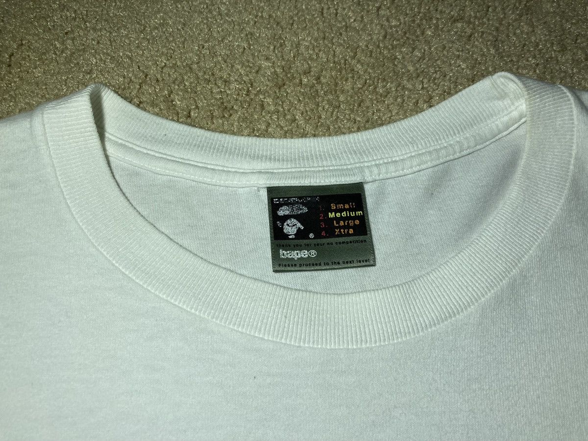 Bape 2004 Bape Pocket Tee White Logo Medium Ape Face OG Nigo 90s Size US M / EU 48-50 / 2 - 3 Thumbnail