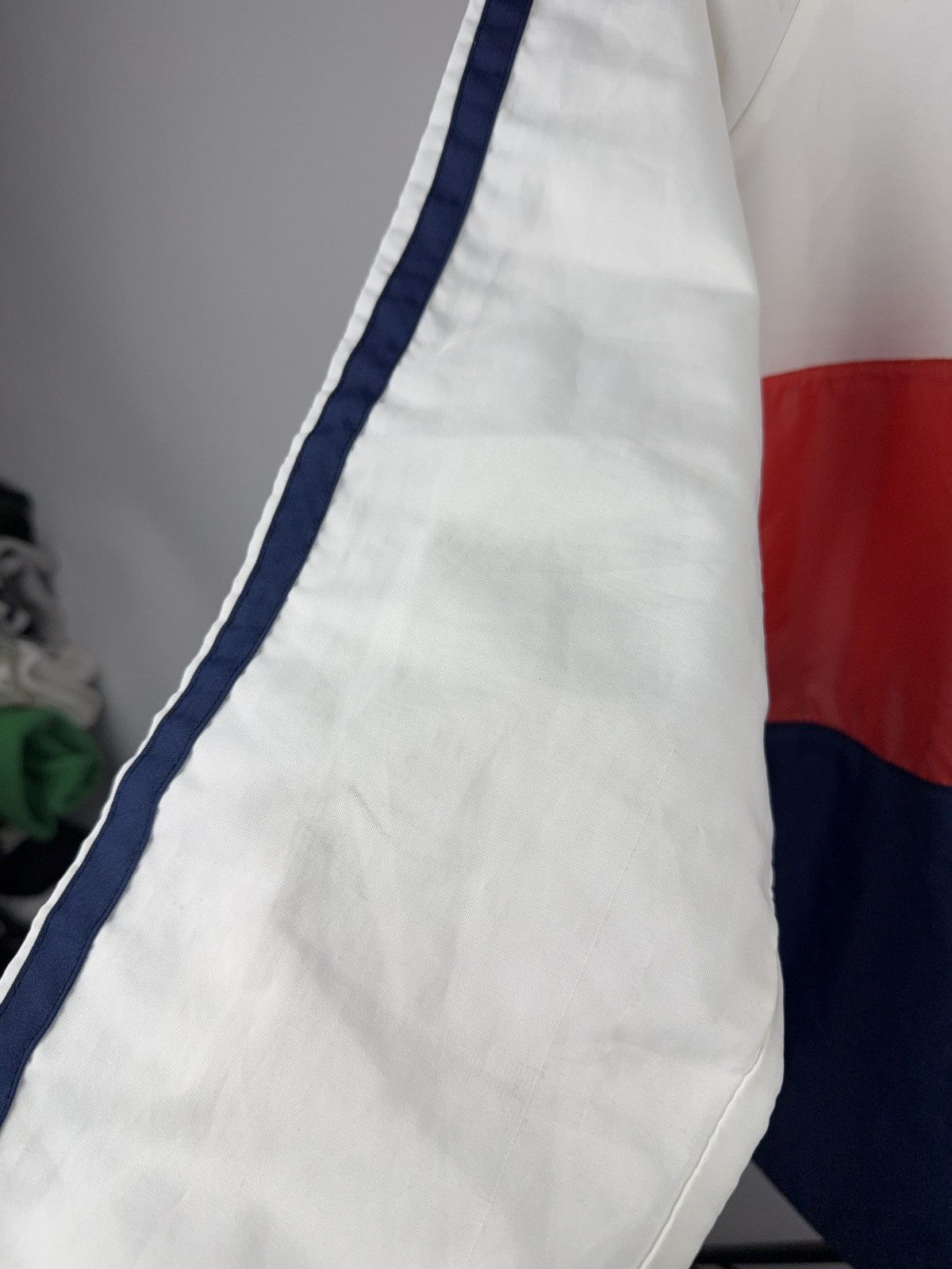 Adidas 80s retro Vintage Adidas Trefoil Track Jacket Red White Blue Size US L / EU 52-54 / 3 - 20 Thumbnail