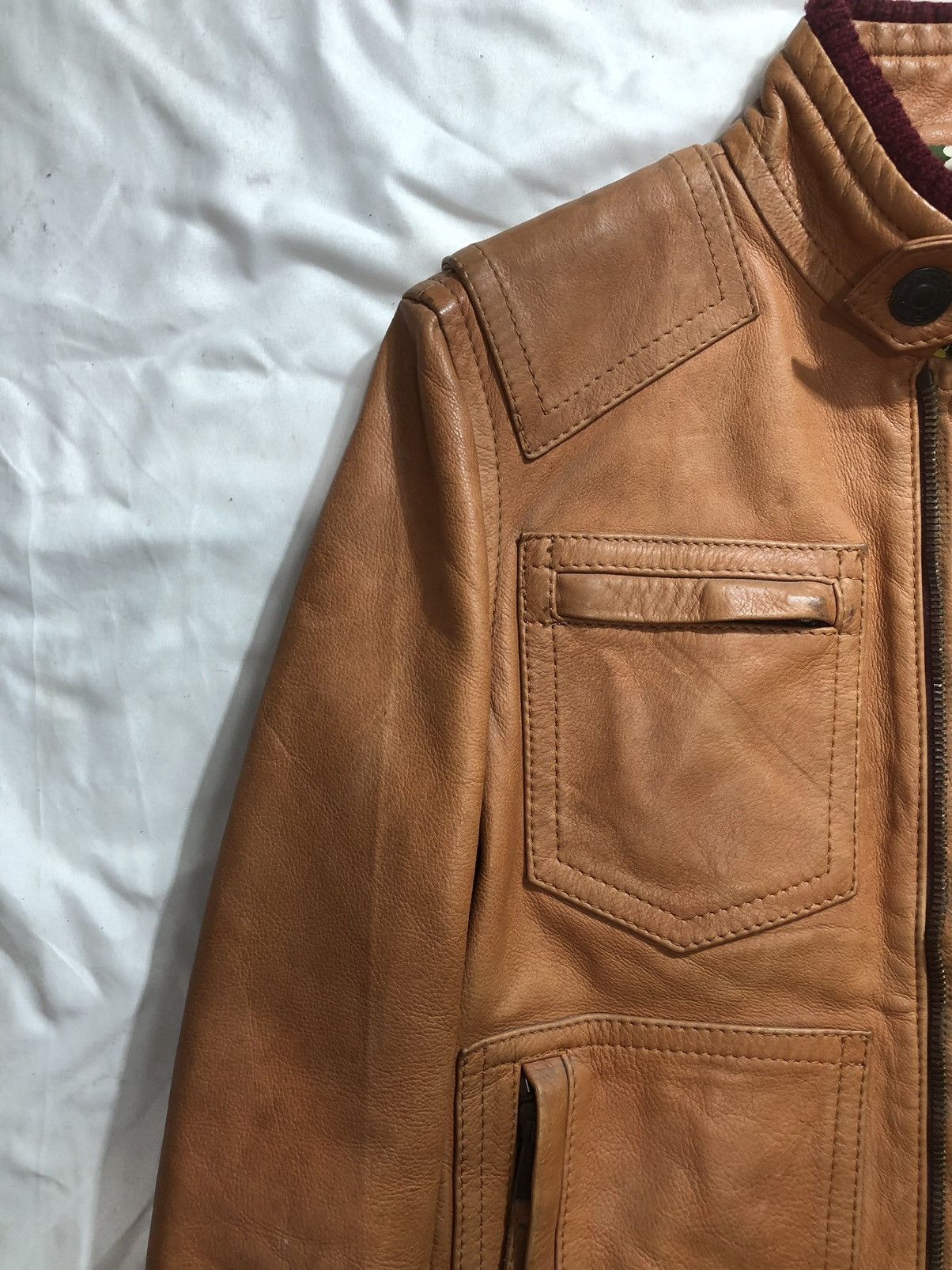 Dsquared2 DSQUARED2 Leather Brown Jacket y2k casual Size US M / EU 48-50 / 2 - 6 Thumbnail