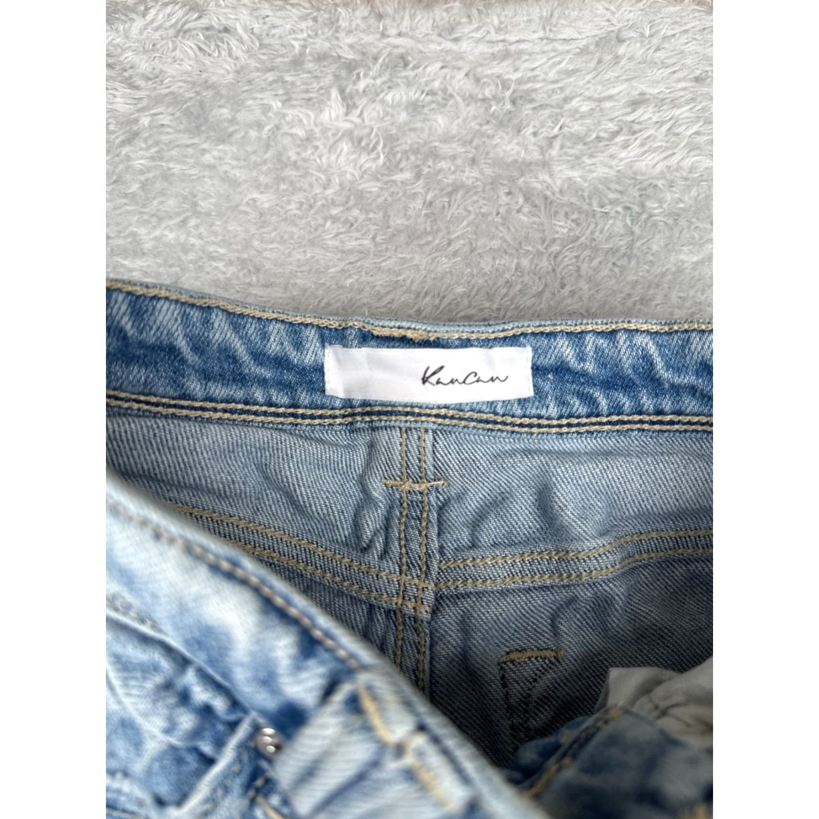 Madewell Dazy Jeans Women Jeans Wide-Leg 0 Blue Denim Mid Rise 24x27 Cotton Blend Medium Wash Madewell 5-Pocket Design Retro American Western Mens? Size 25" / US 0 / IT 36 - 6 Thumbnail