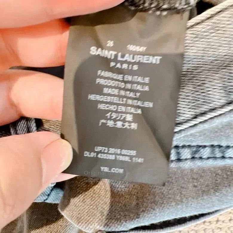 Saint Laurent Paris Saint Laurent Gray Jeans. Size 29" - 9 Thumbnail